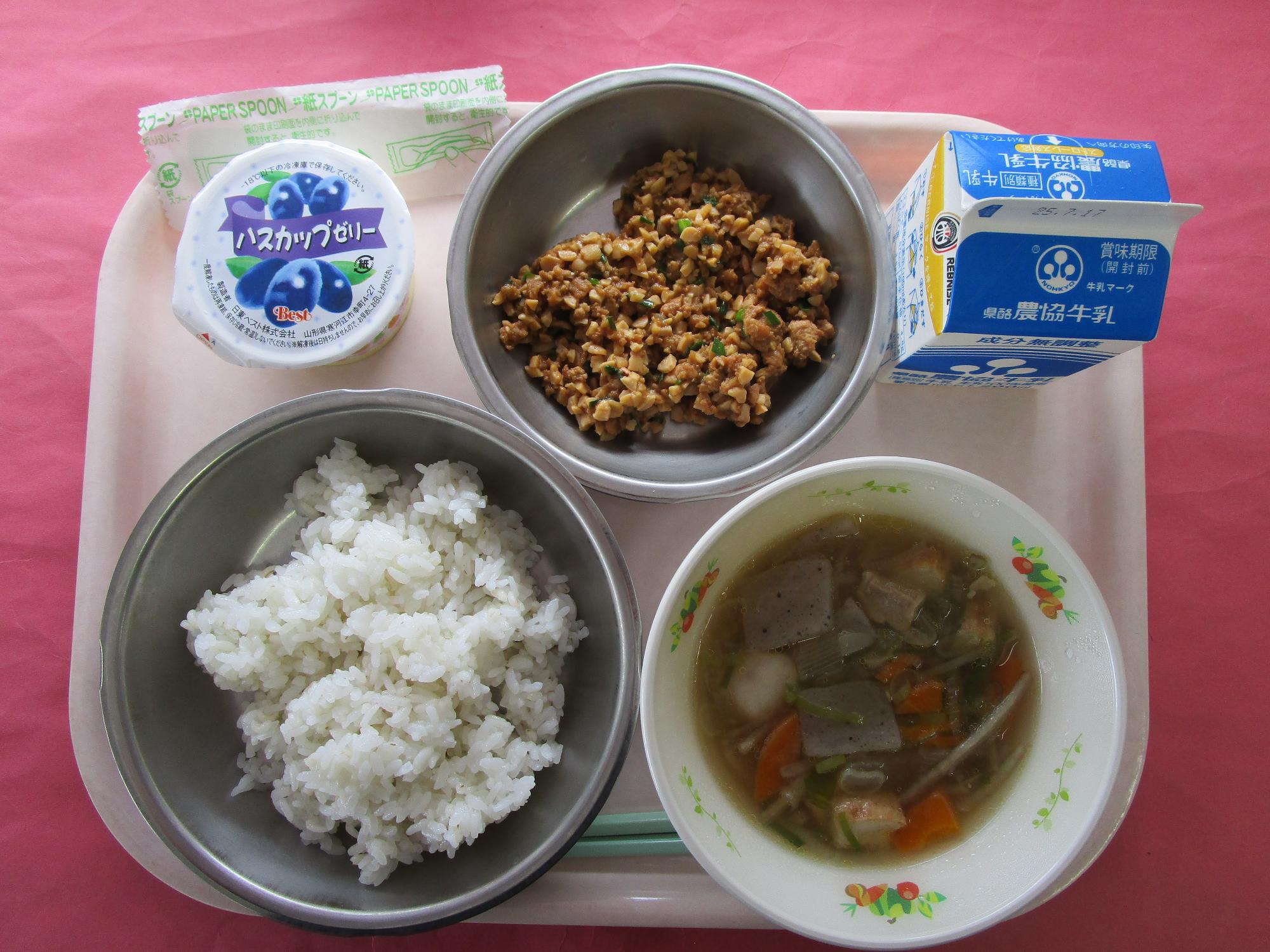 令和7年7月10日の給食画像A