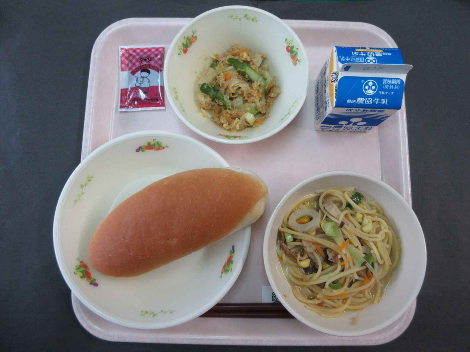令和7年7月18日金曜日の給食画像