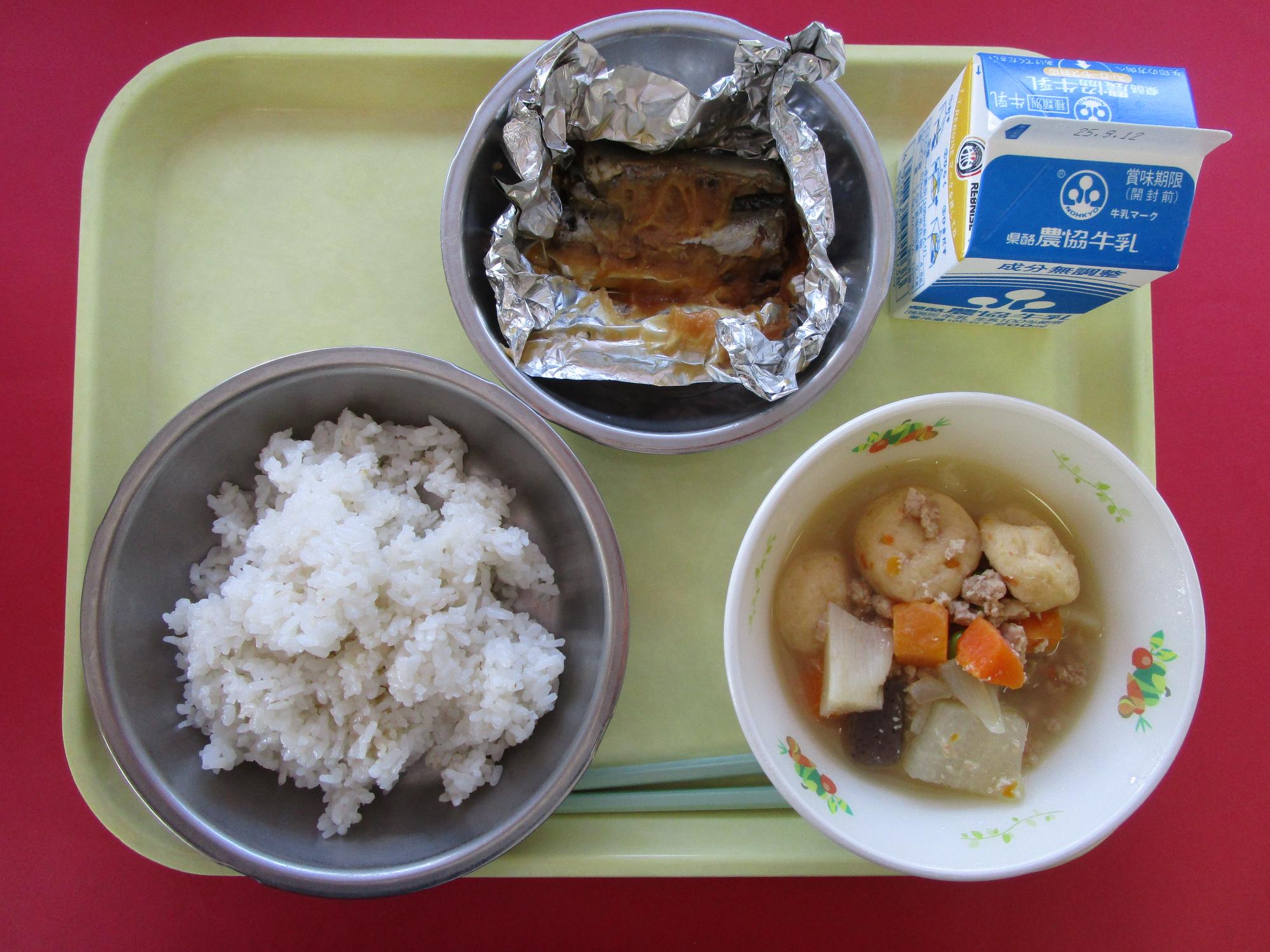 令和7年9月5日の給食画像B