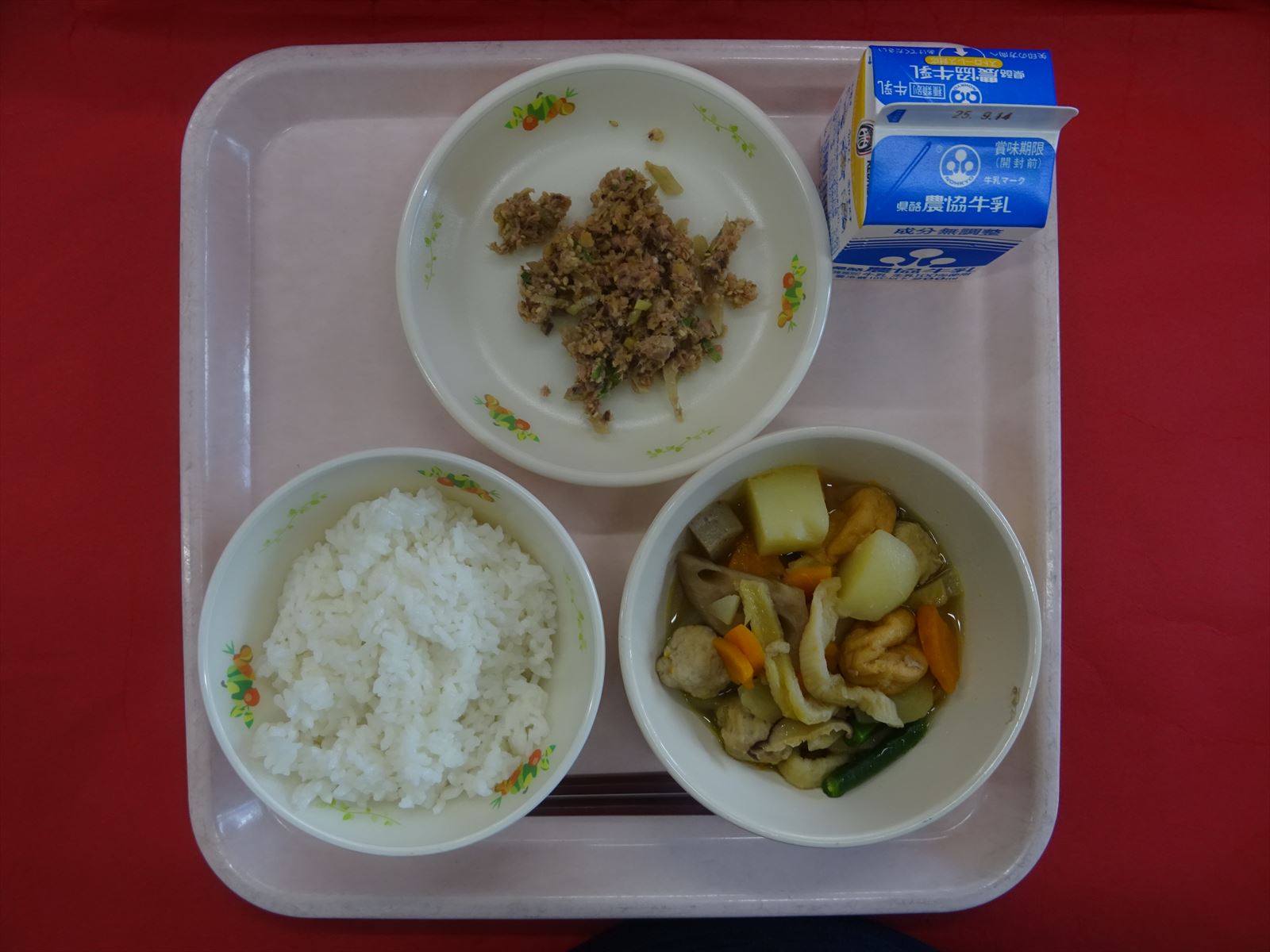 令和7年9月8日月曜日の給食画像