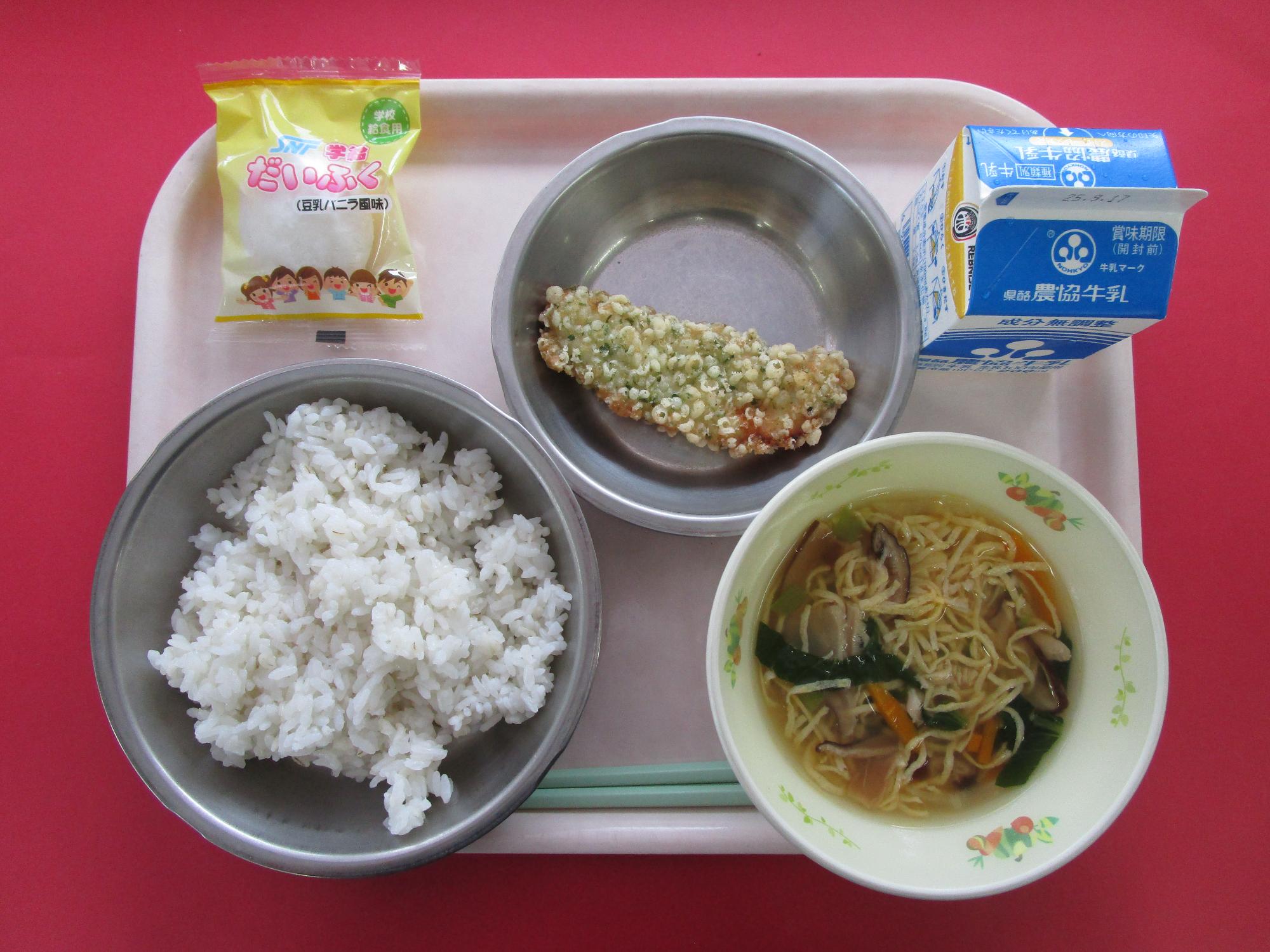 令和7年9月10日の給食画像A