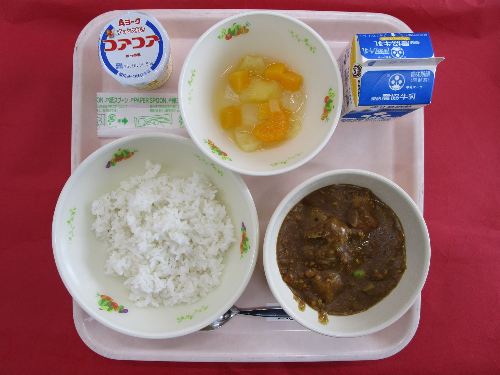 令和7年10月3日金曜日の給食画像