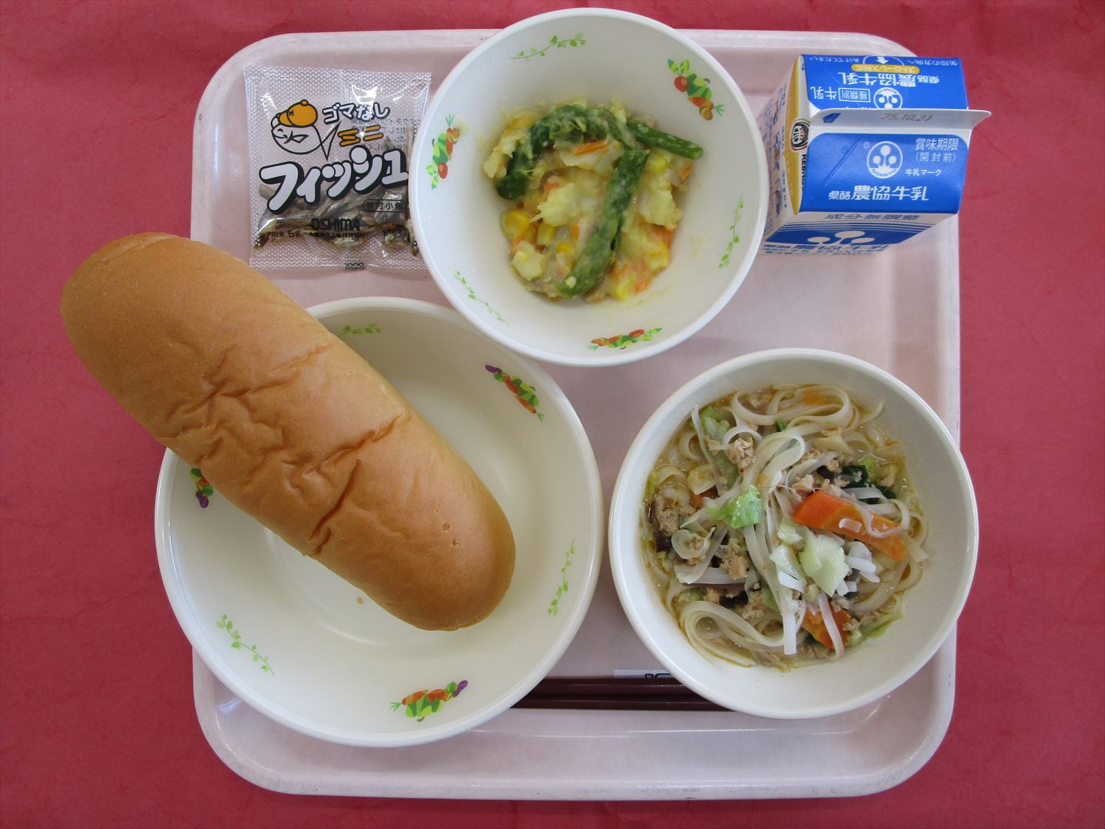 令和7年10月14日火曜日の給食画像