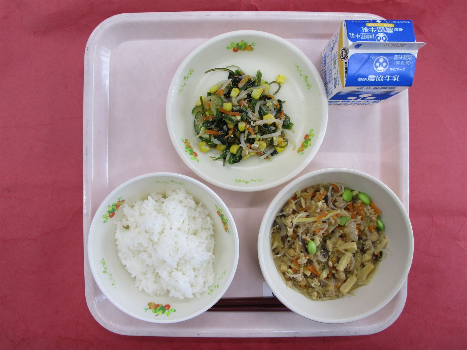 令和7年10月20月曜日の給食画像