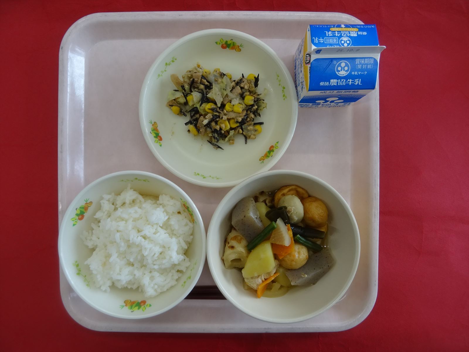 令和7年10月1日水曜日の給食画像