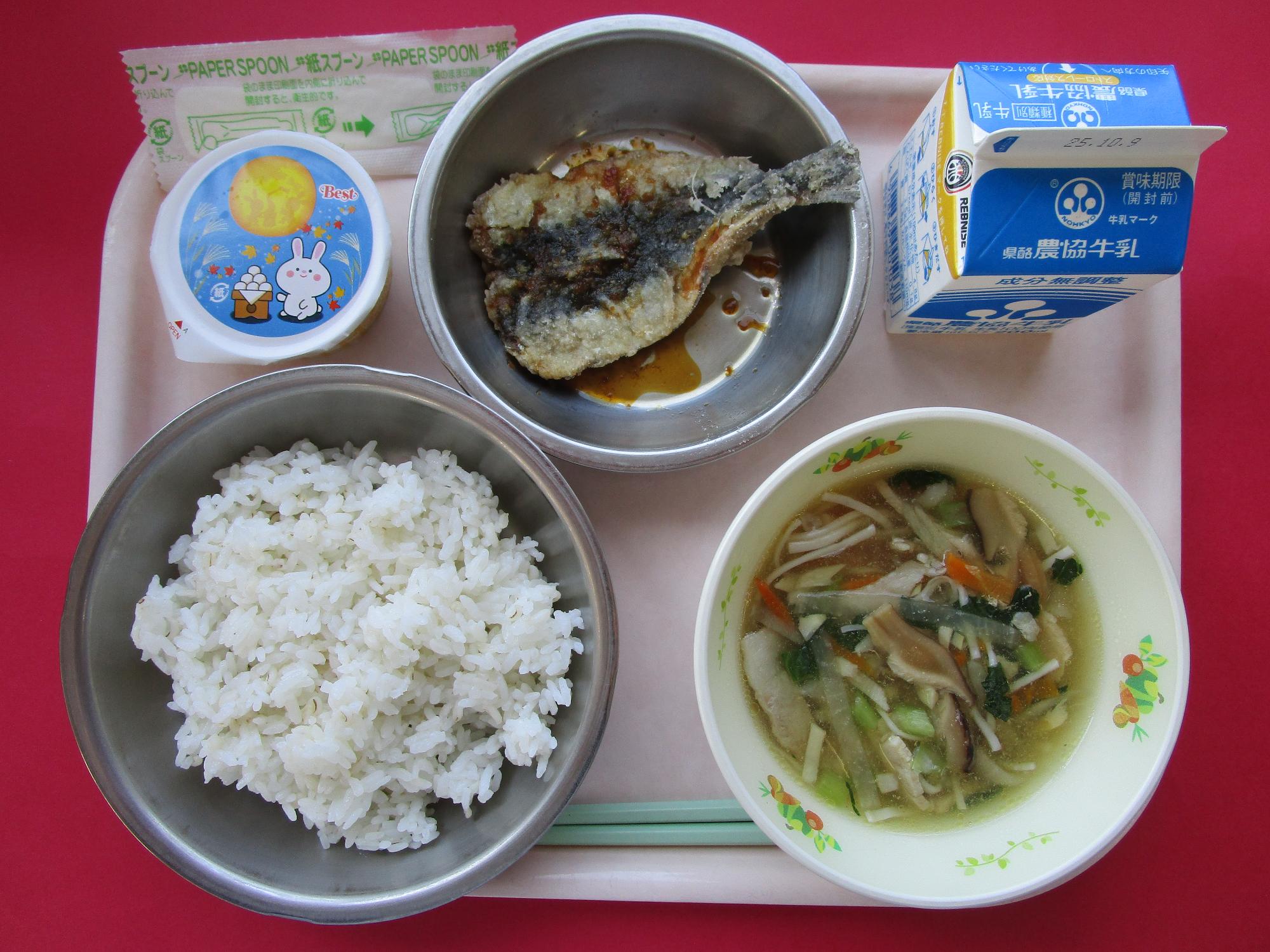 令和7年10月2日の給食画像A