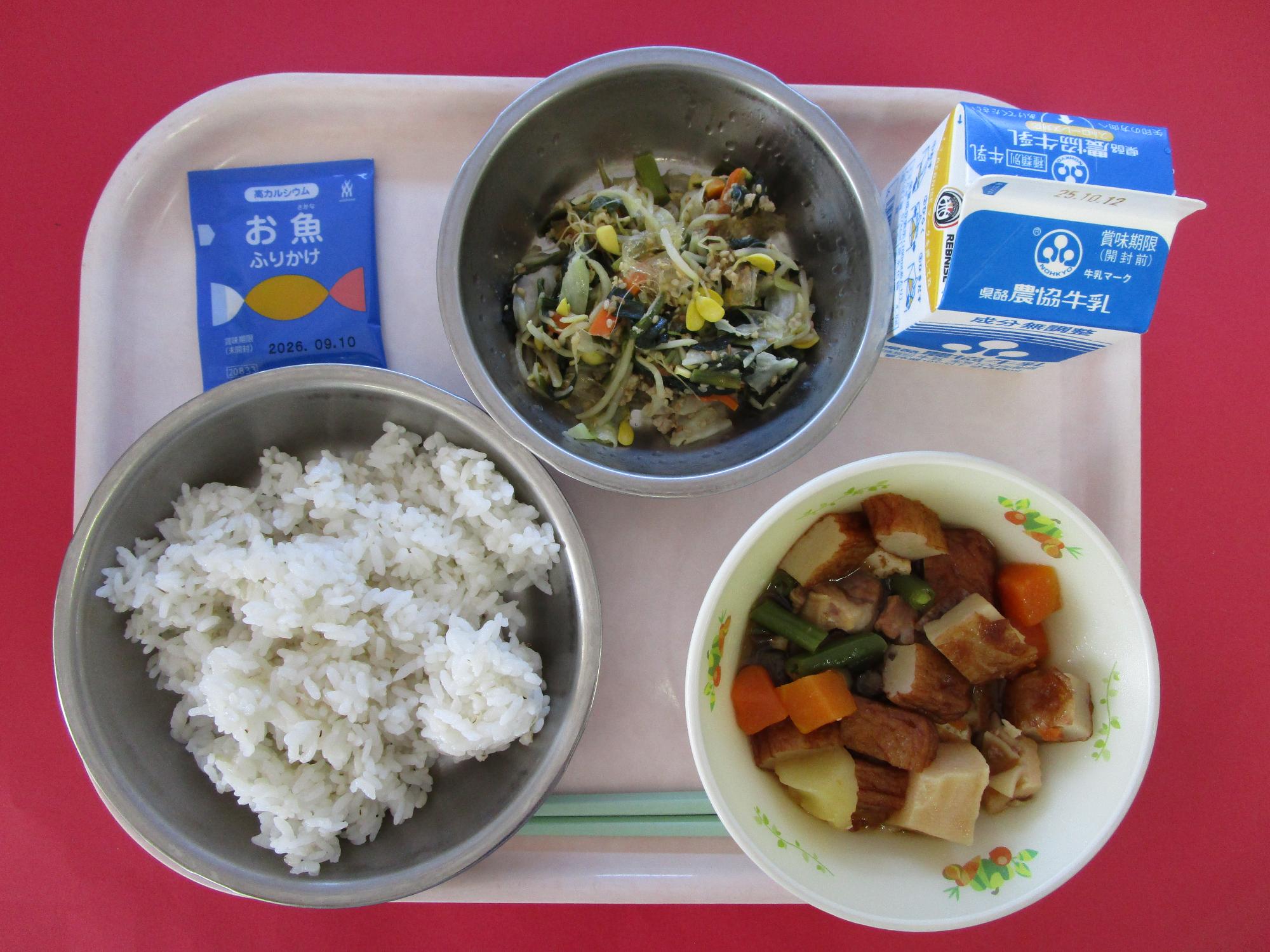 令和7年10月6日の給食画像A