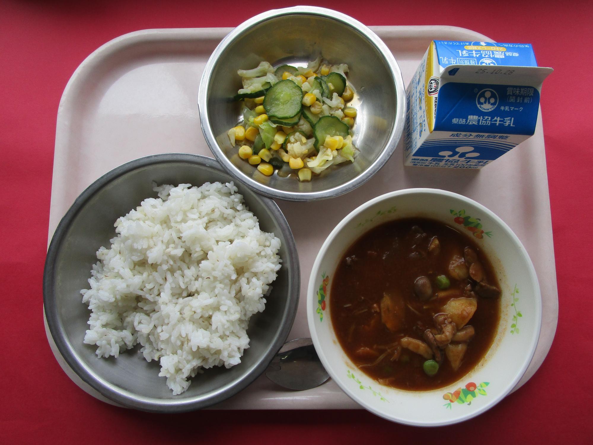 令和7年10月21日の給食画像A