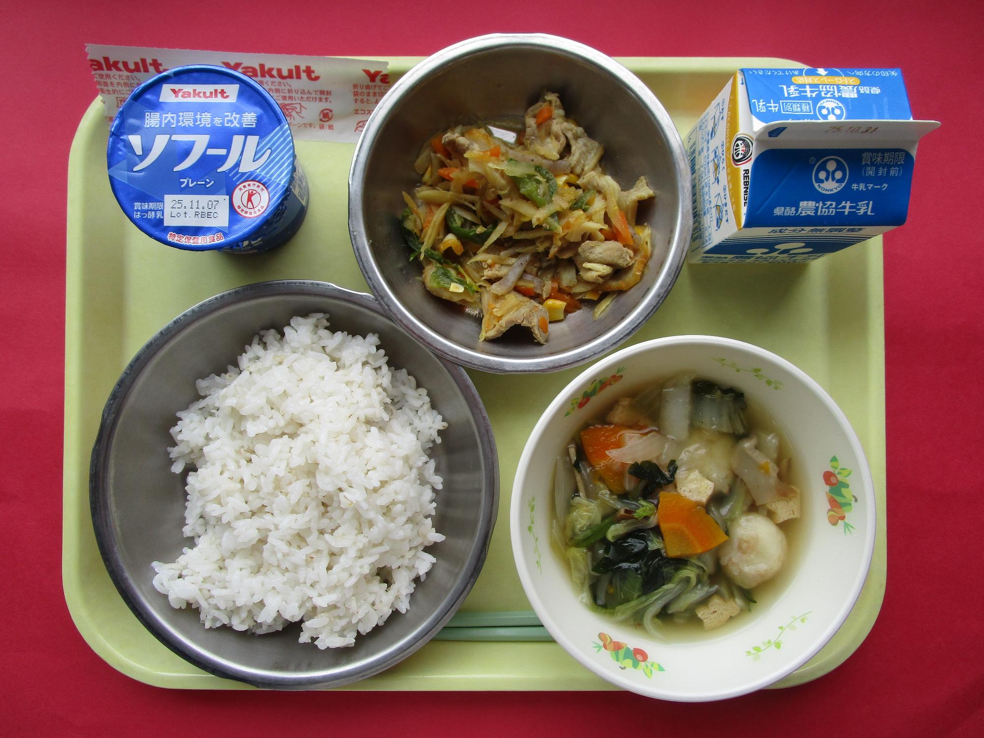 令和7年10月24日の給食画像B