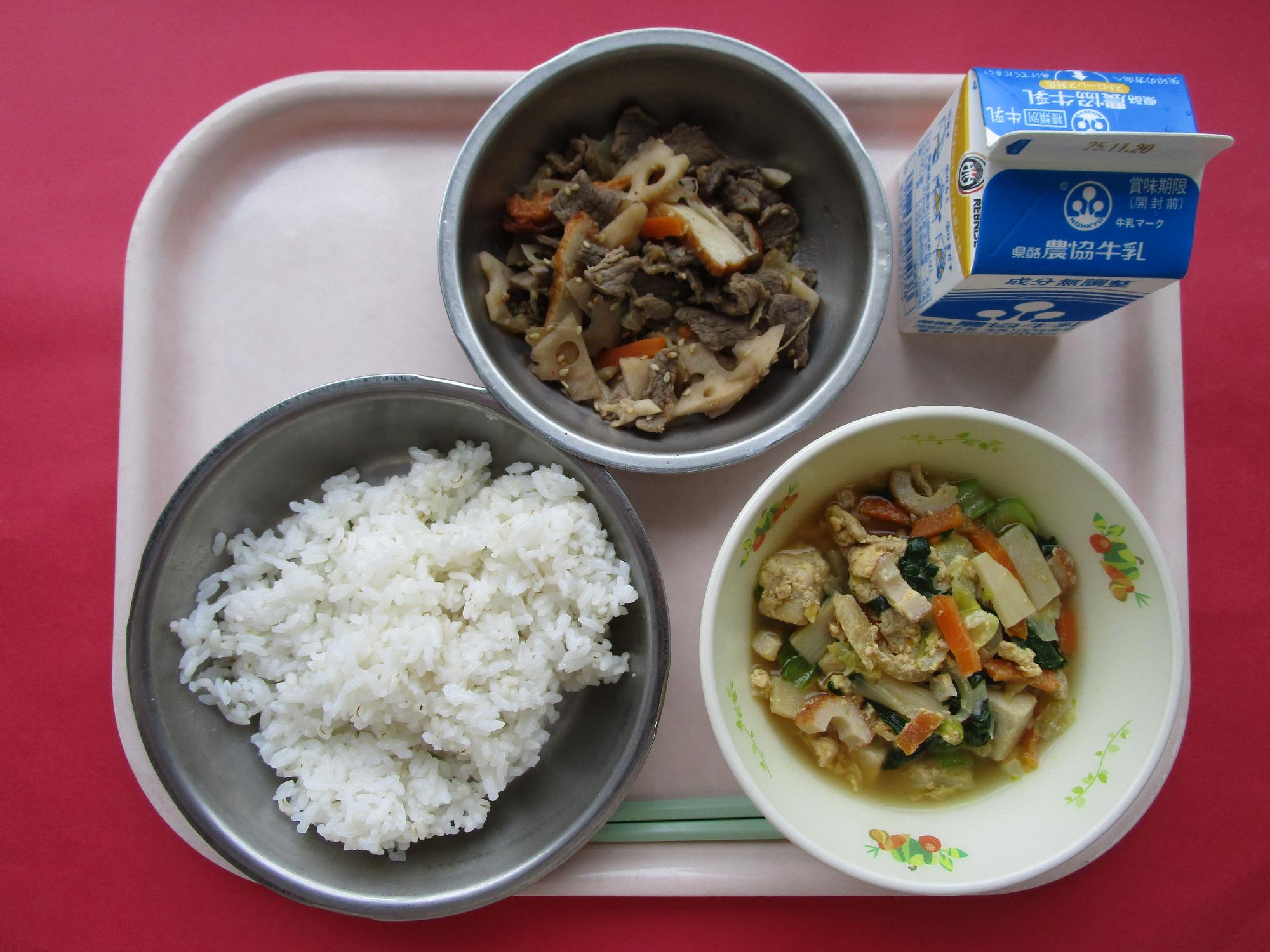 令和7年11月13日の給食画像A