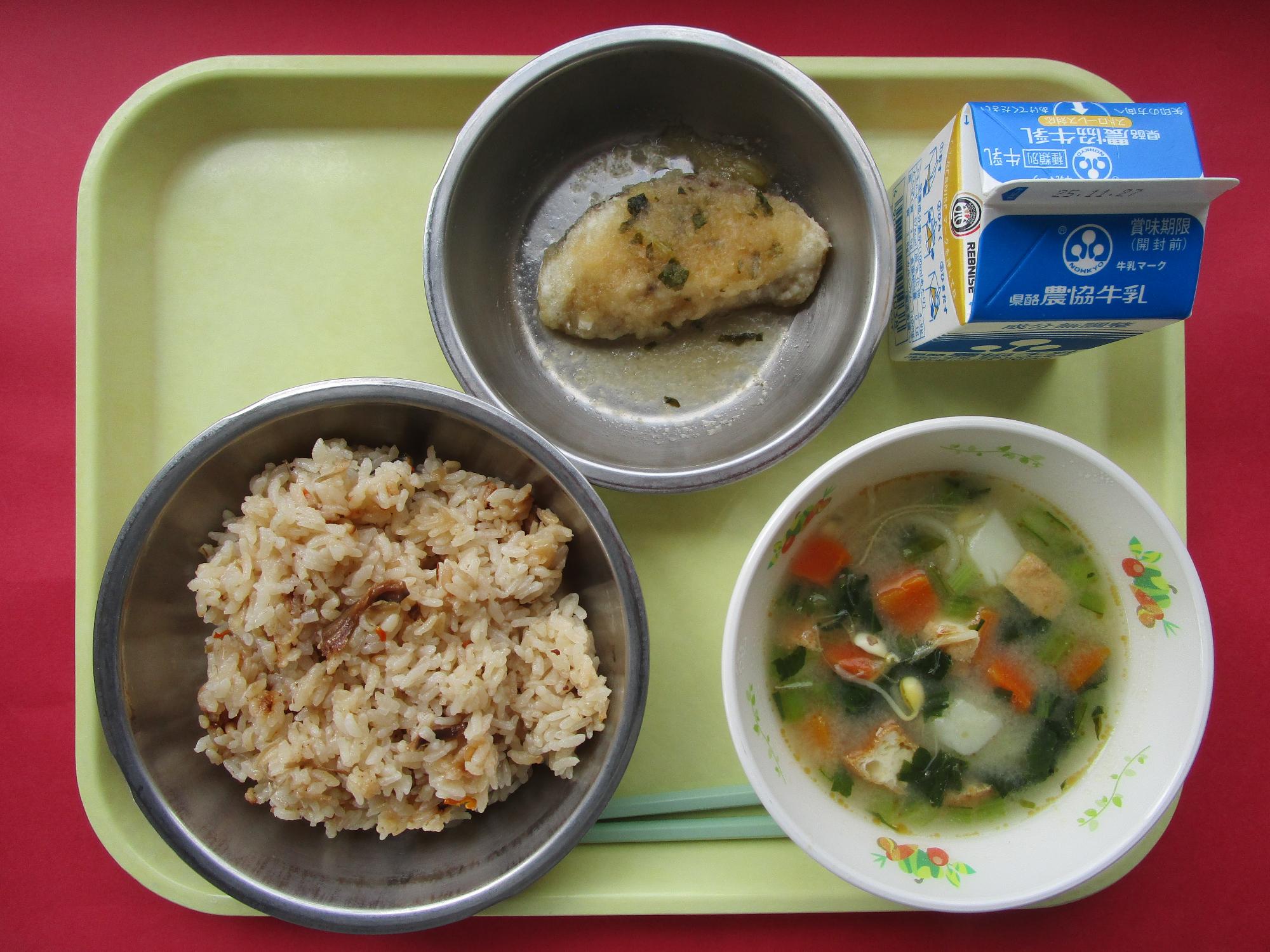 令和7年11月20日の給食画像B