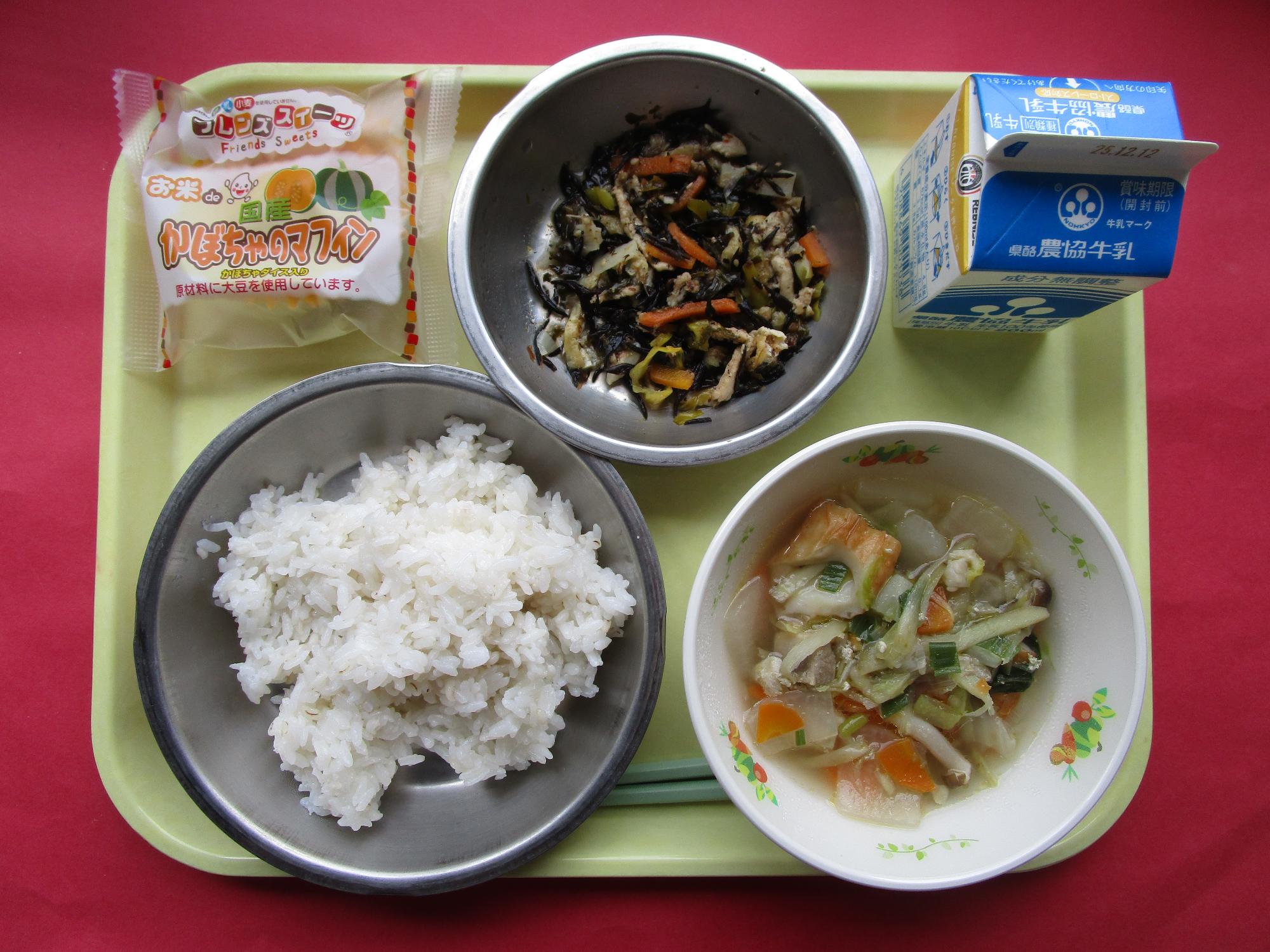 令和7年12月5日の給食画像B