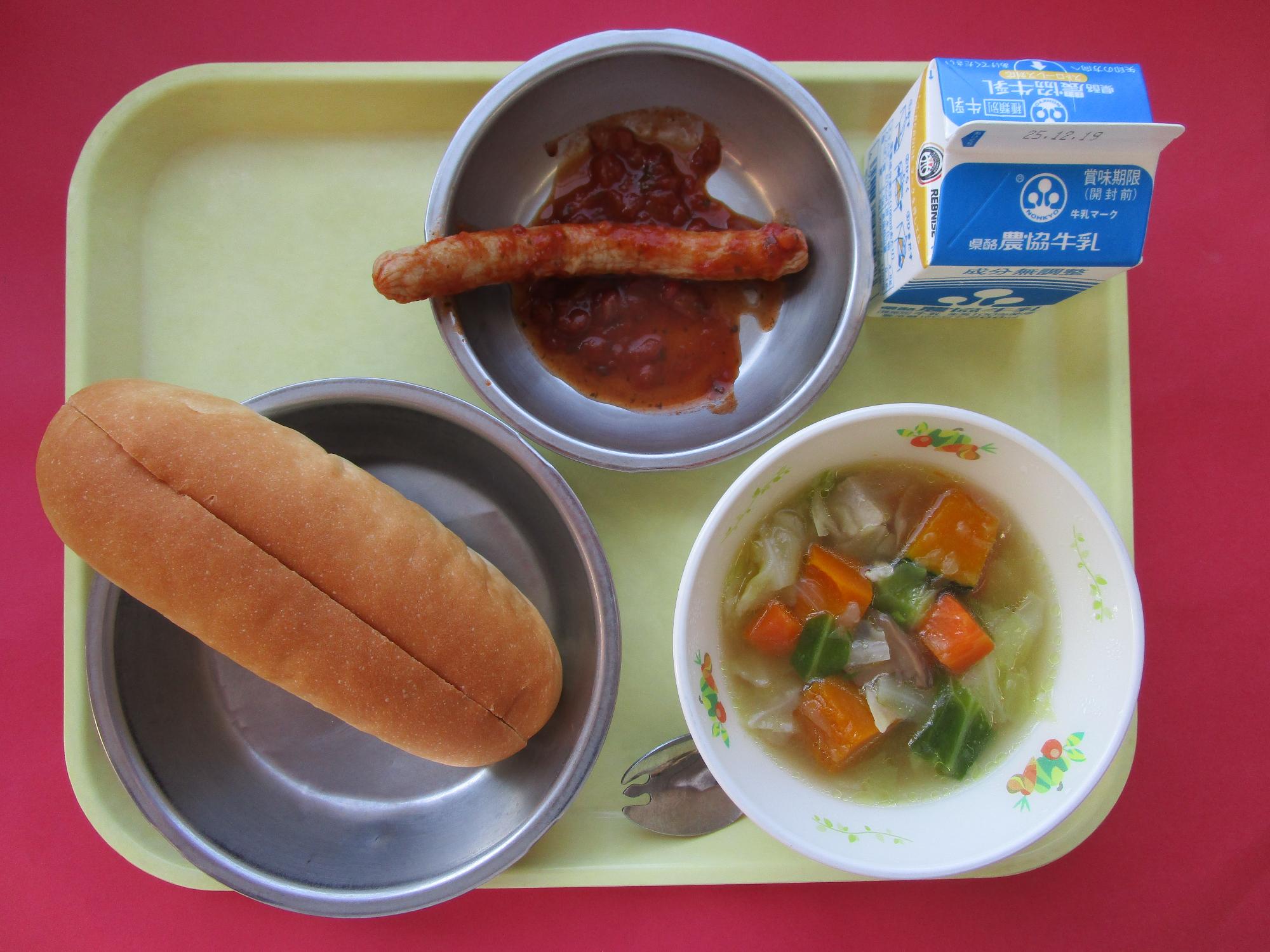 令和7年12月12日の給食画像B