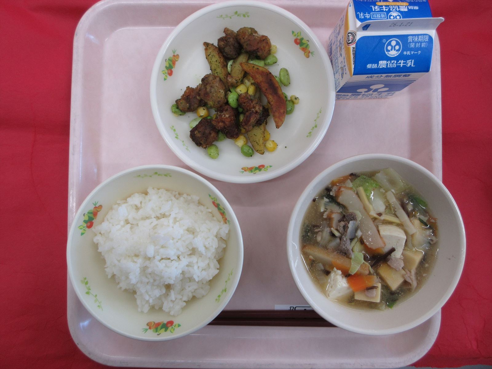 令和8年1月14日月曜日の給食画像