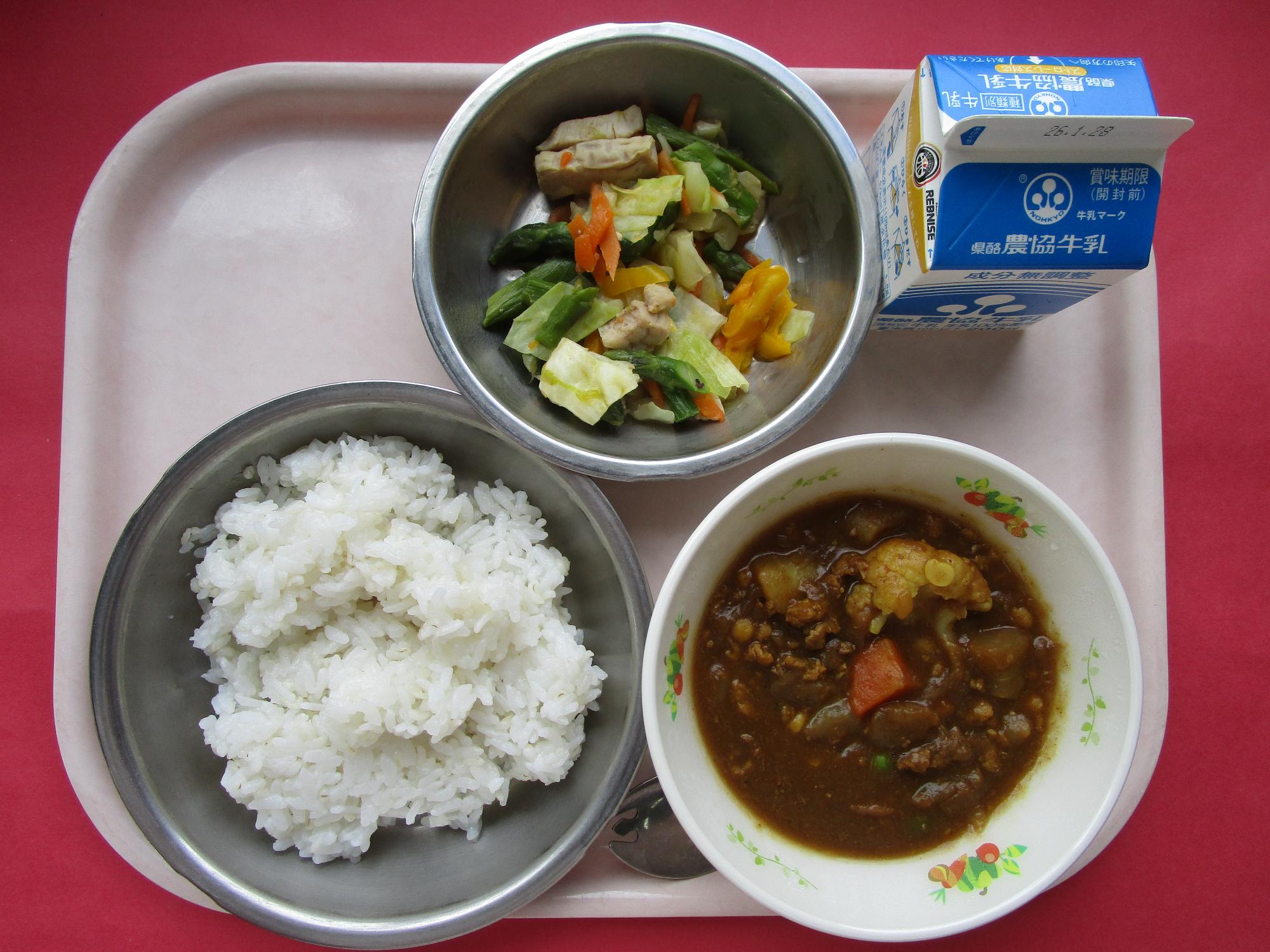 令和8年1月21日の給食画像A