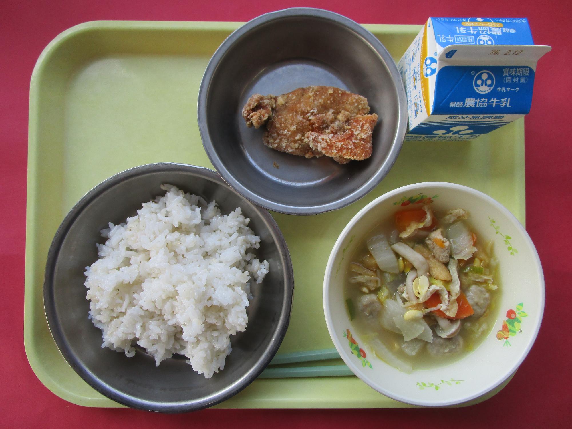 令和8年2月5日の給食画像B