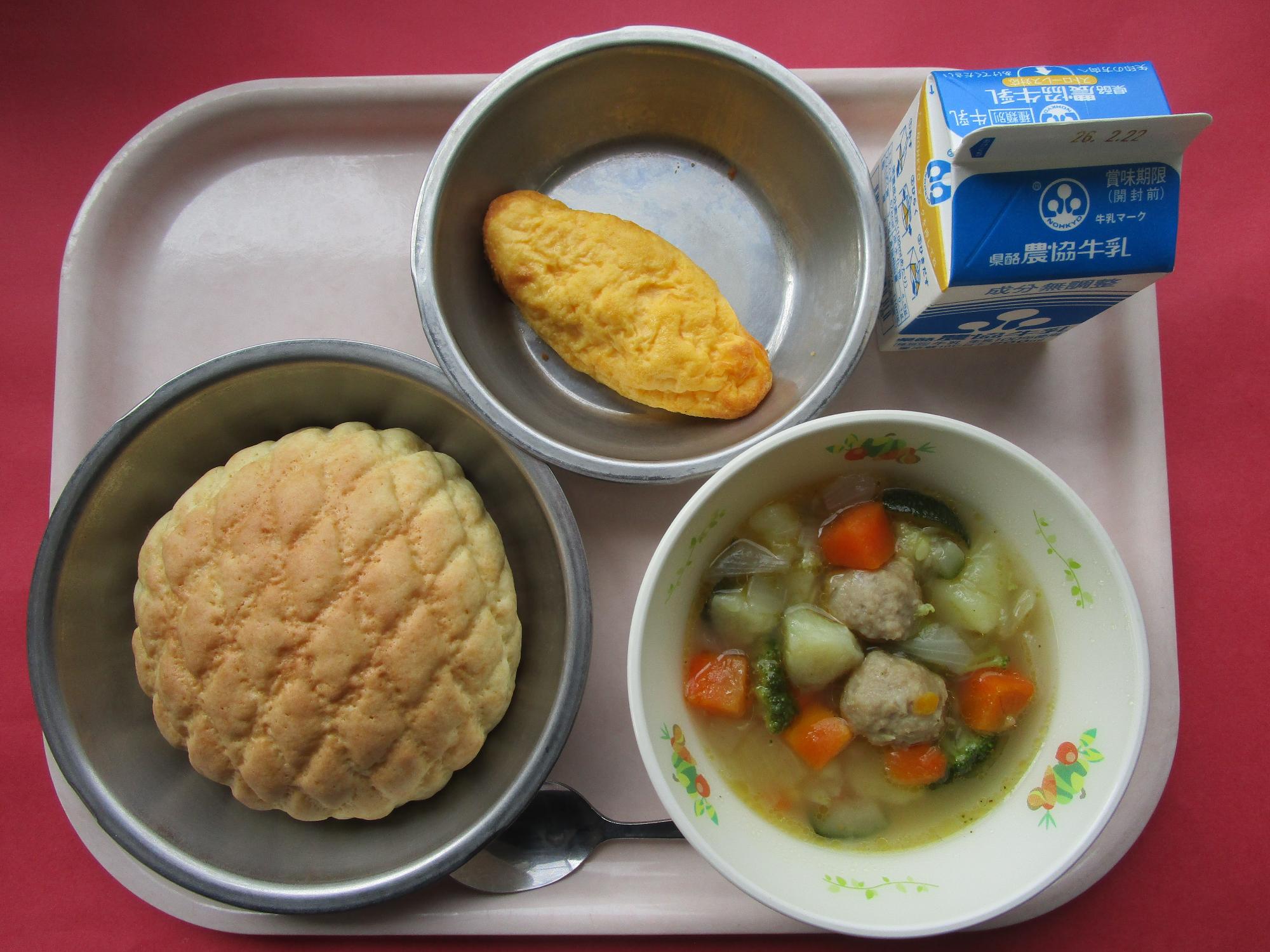 令和8年2月16日の給食画像A