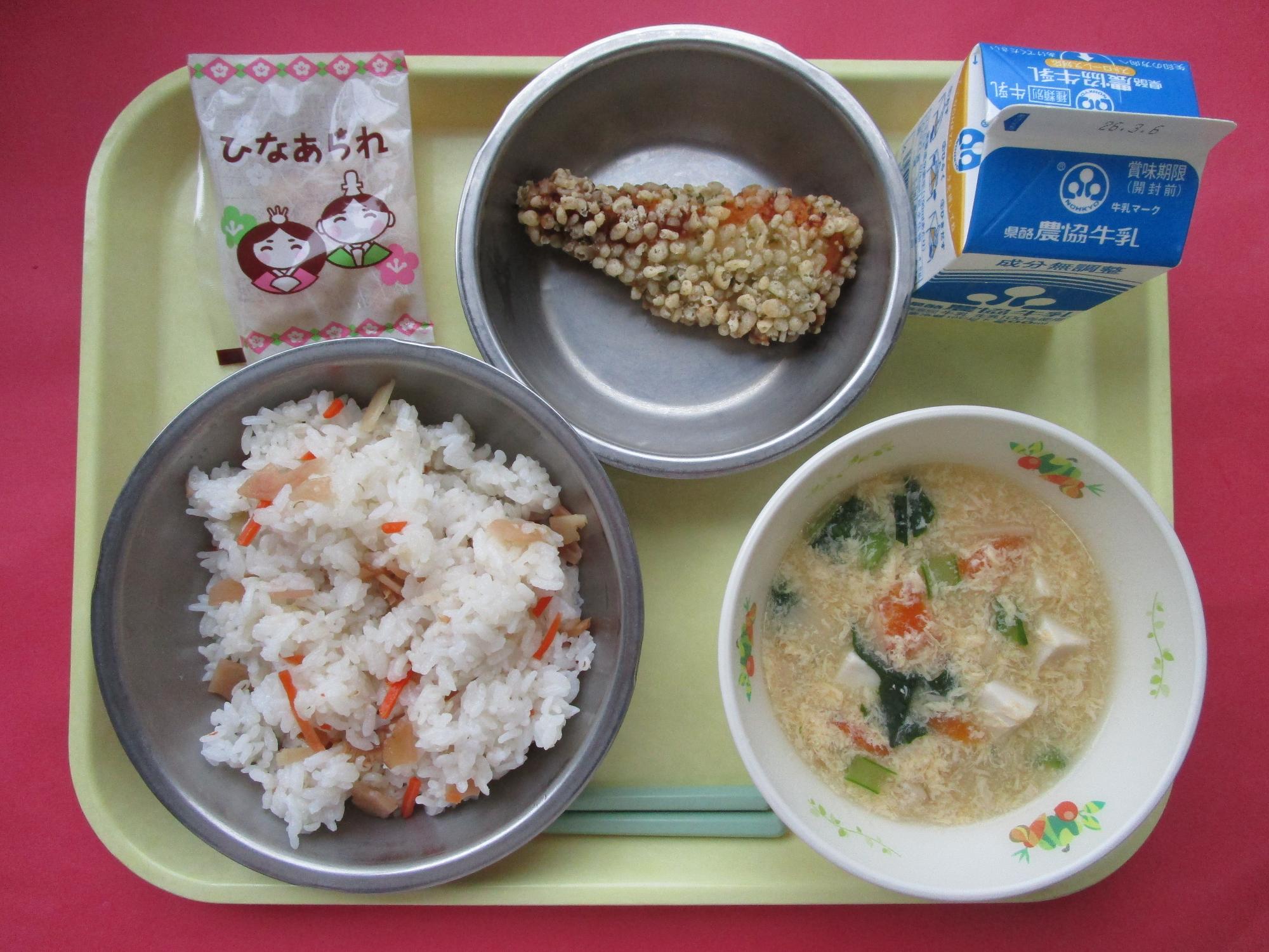 令和8年2月27日の給食画像B