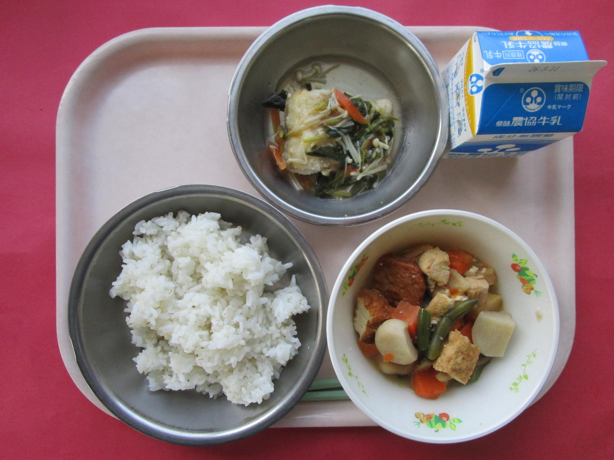 令和8年3月4日の給食画像A