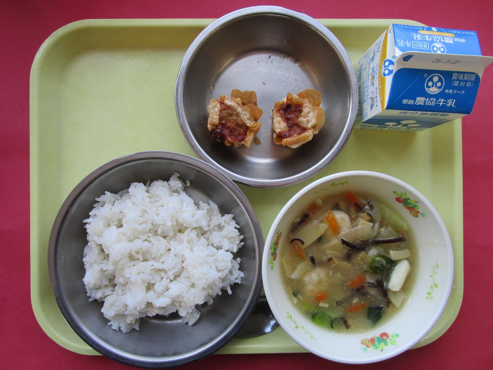 令和8年3月13日の給食画像B