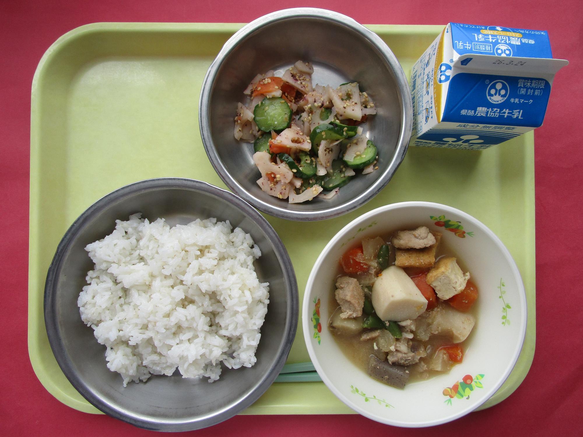 令和8年3月17日の給食画像B