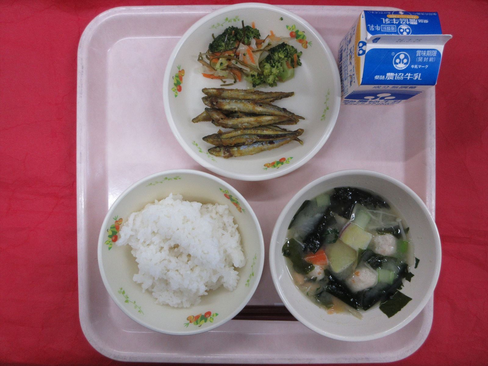 令和8年3月18日水曜日の給食画像