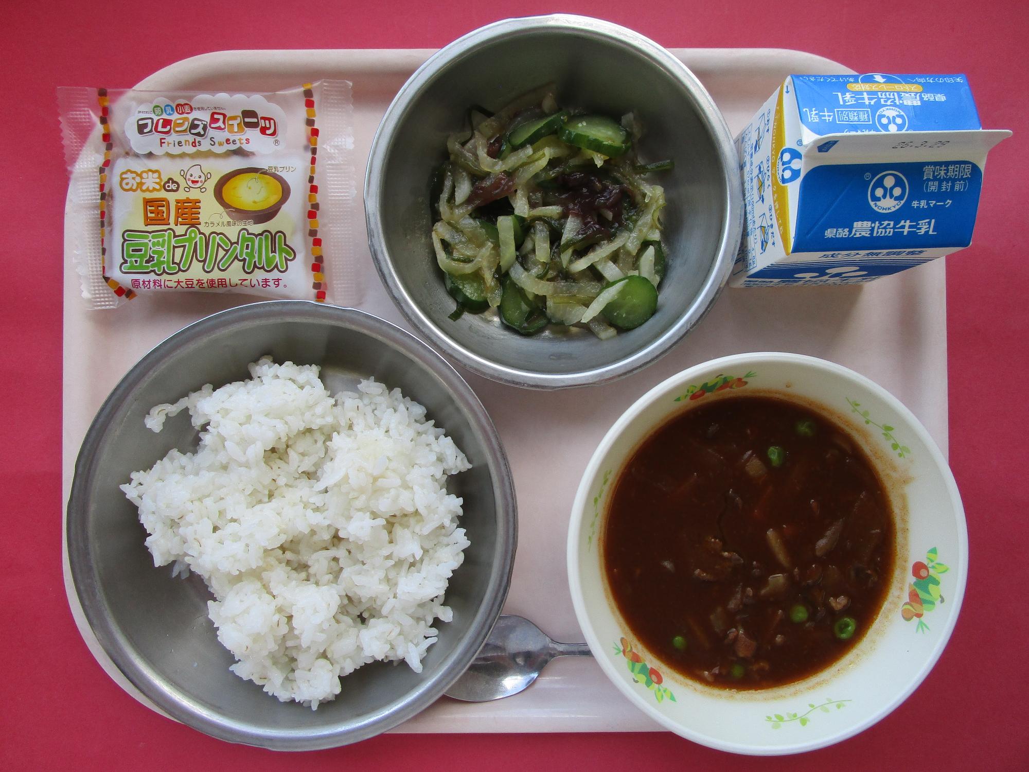 令和8年3月23日の給食画像A