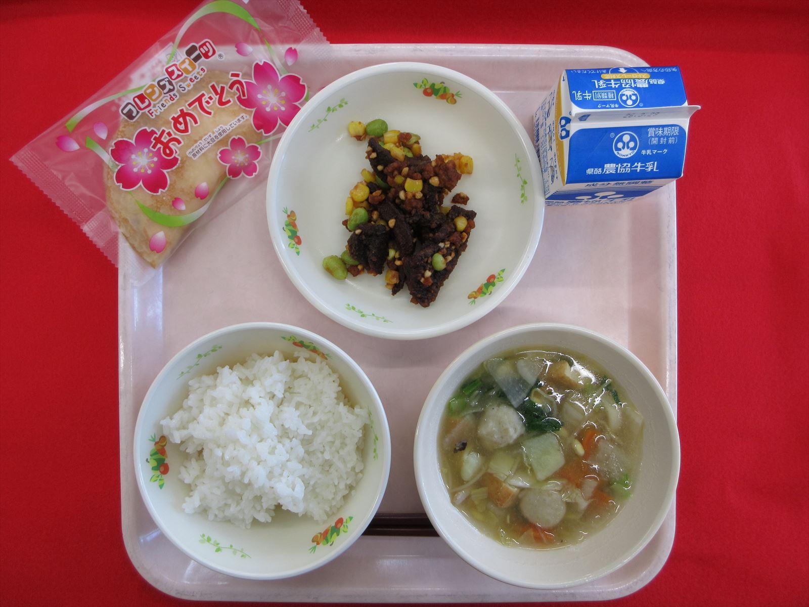 令和8年3月23日月曜日の給食画像