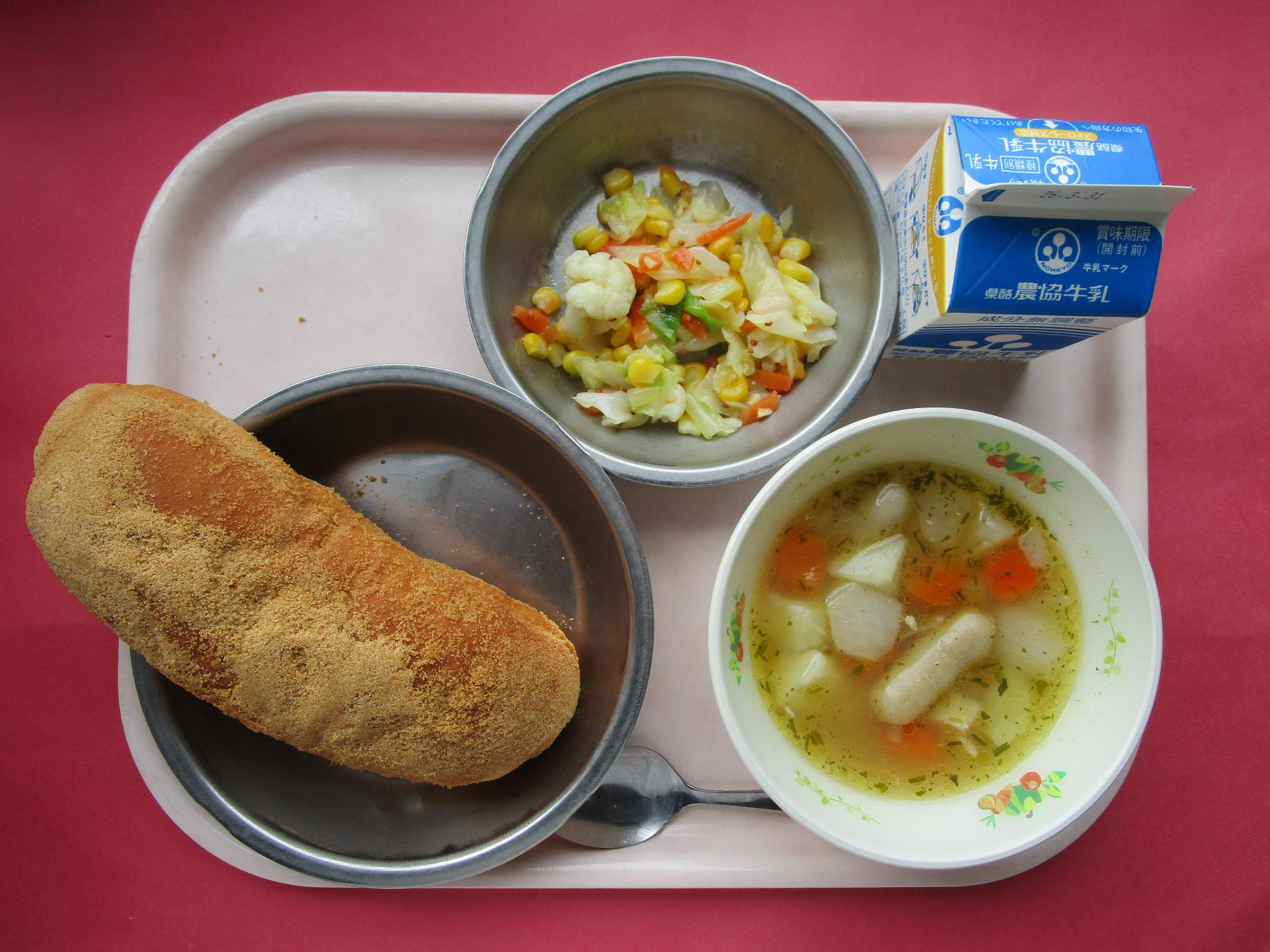 令和8年3月24日の給食画像A