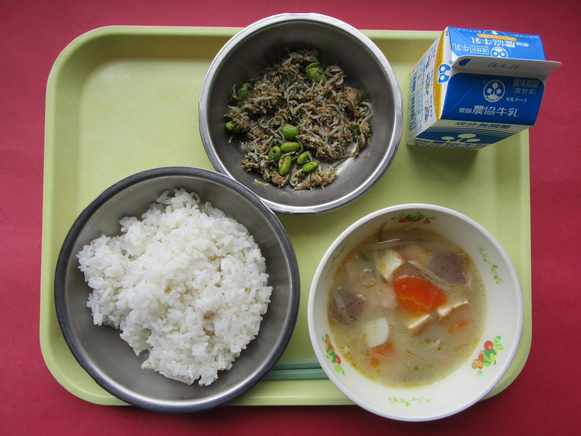 令和8年4月20日の給食画像B