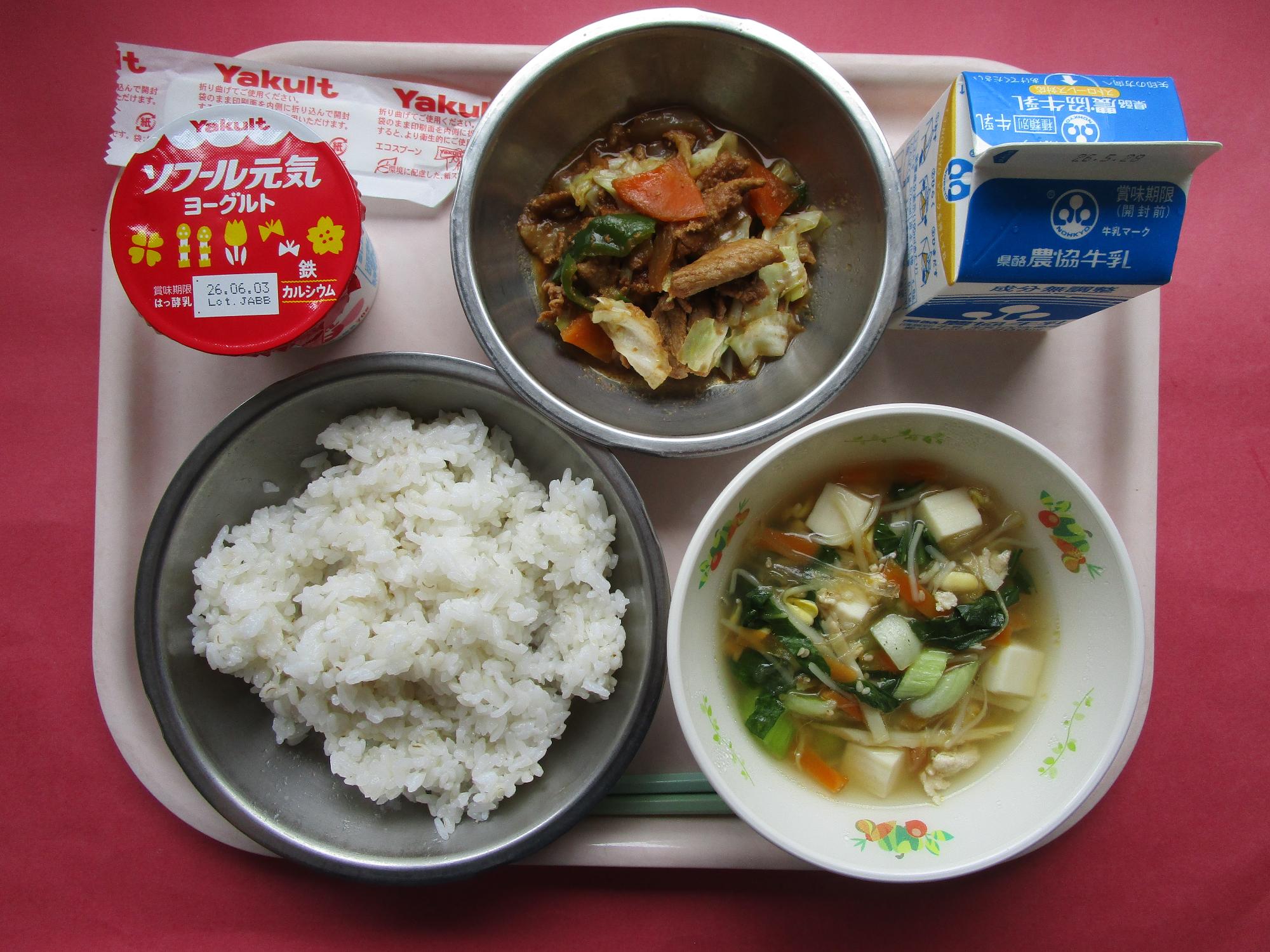 令和8年5月21日の給食画像A