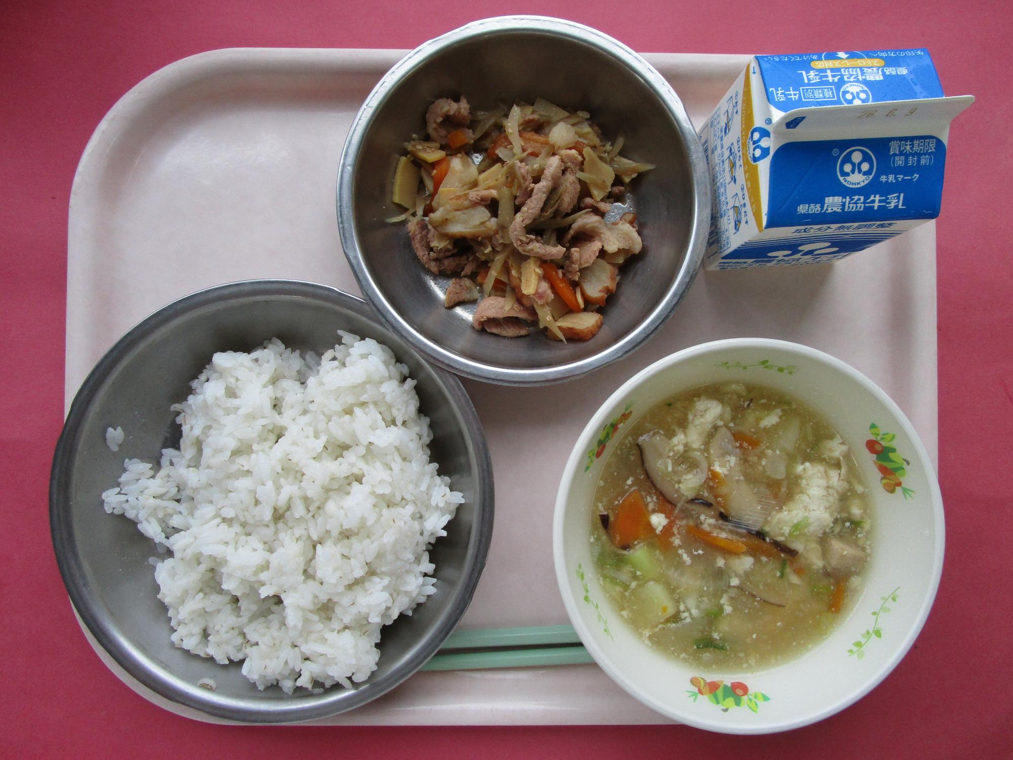 令和8年6月2日の給食画像A