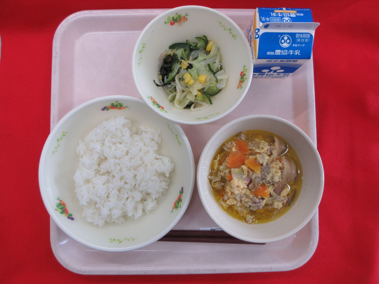 令和8年7月3日金曜日の給食画像