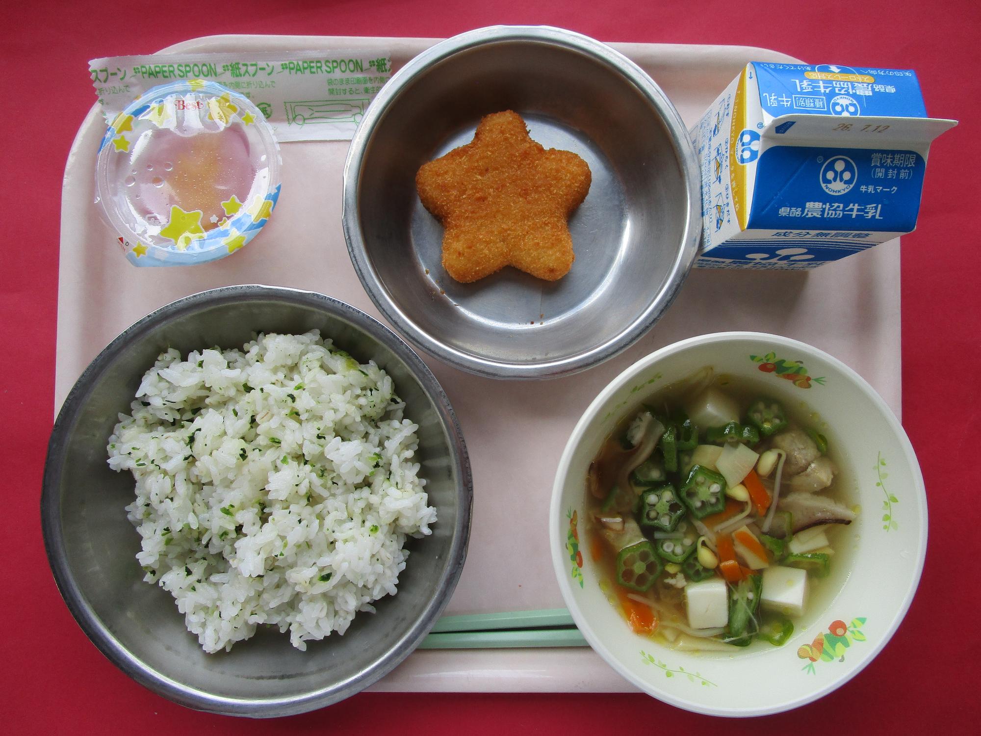 令和8年7月6日の給食画像A