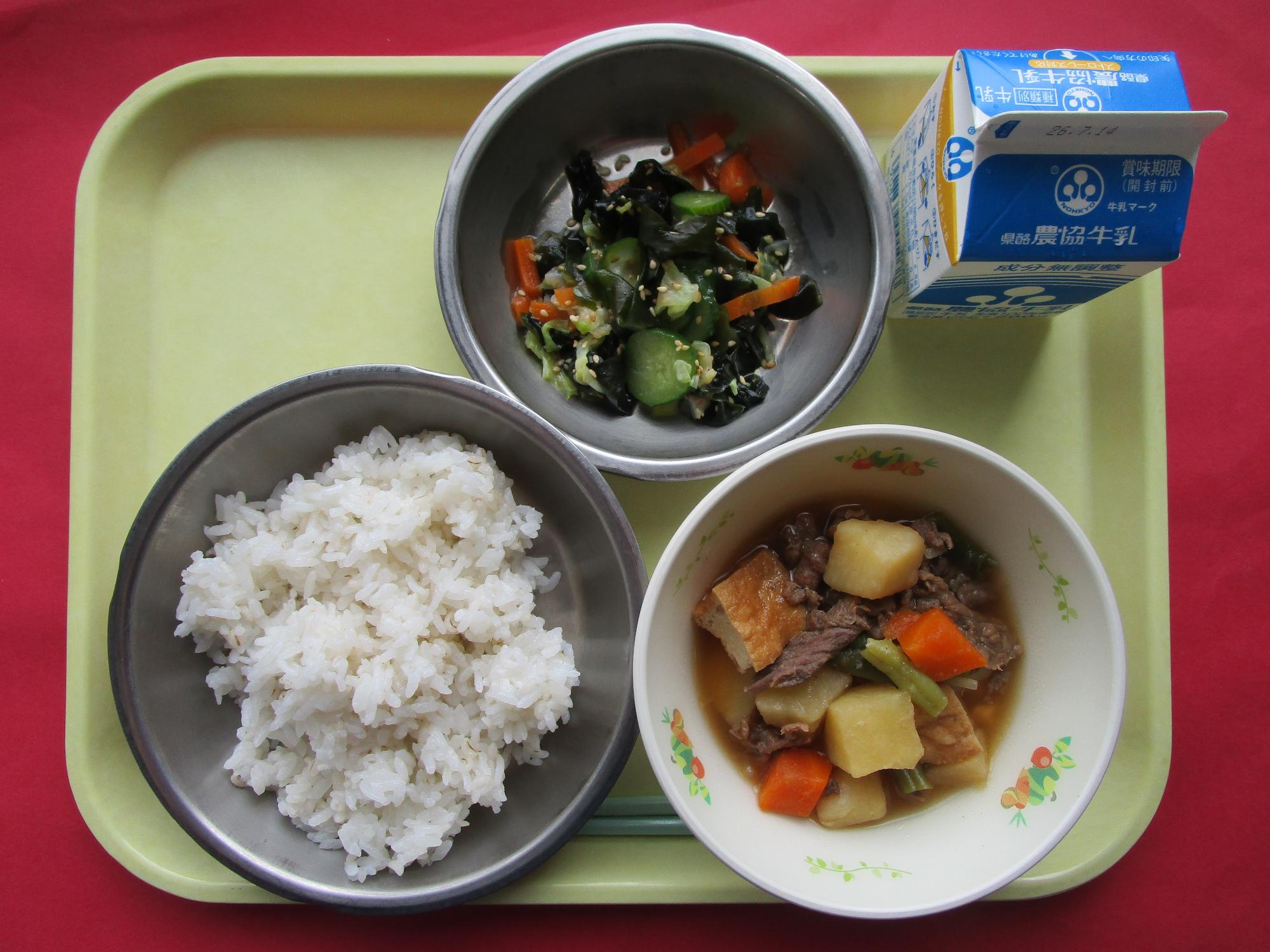 令和8年7月7日の給食画像B