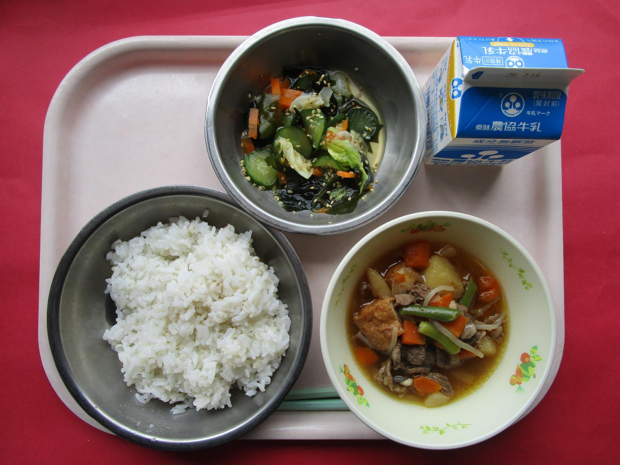 令和8年7月8日の給食画像A