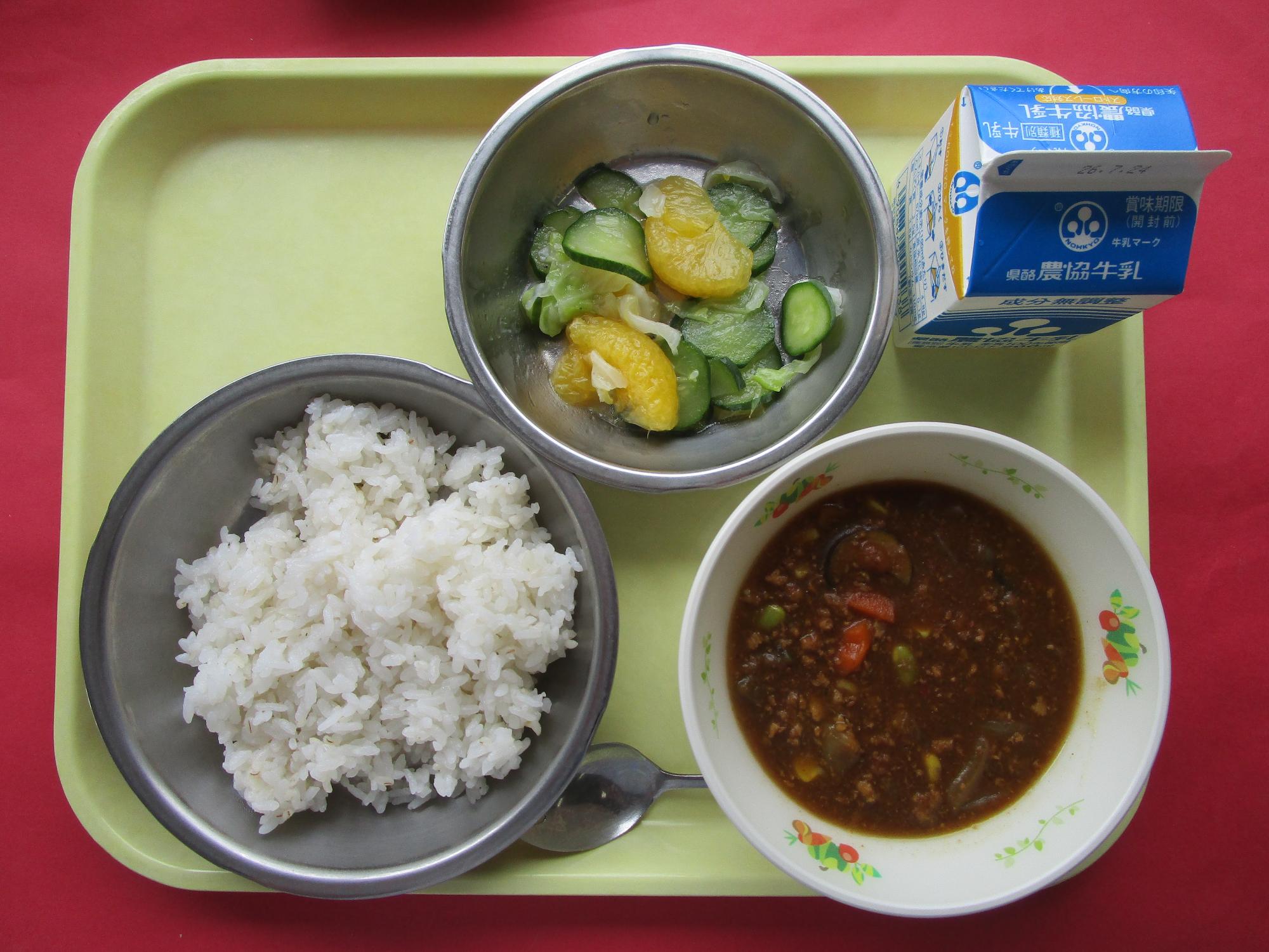 令和8年7月17日の給食画像B