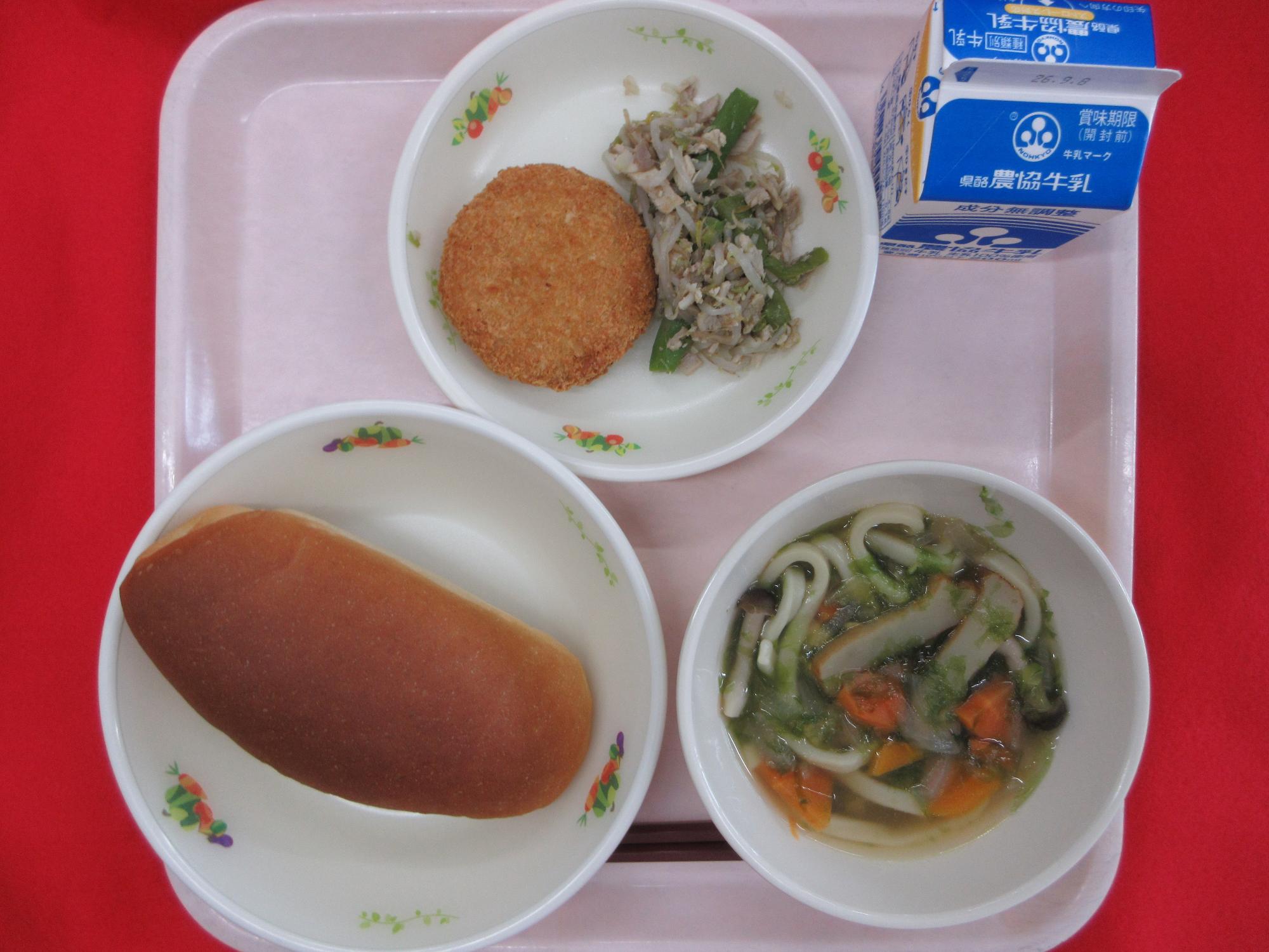 令和8年9月1日火曜日の給食画像