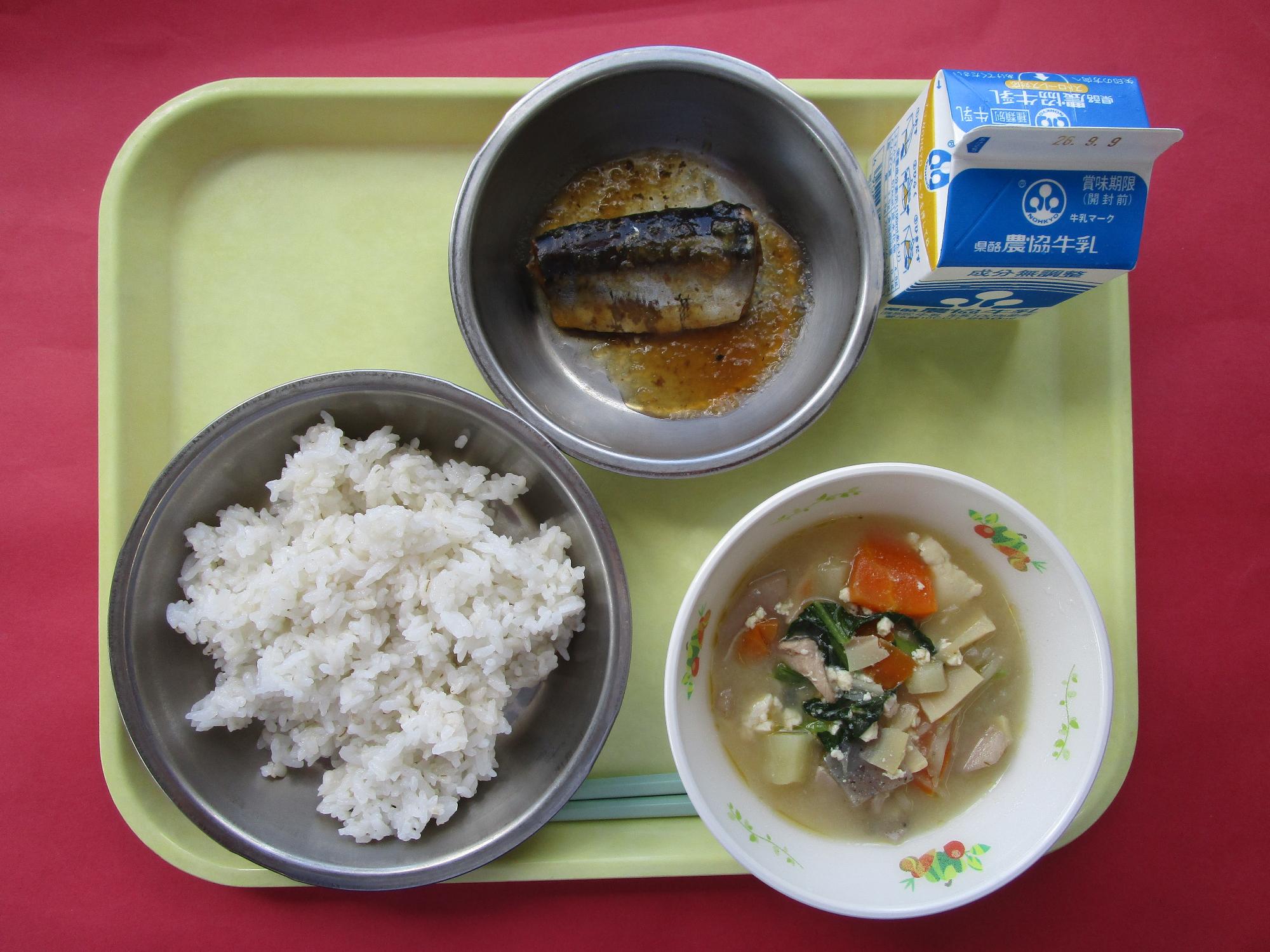令和8年9月2日の給食画像B