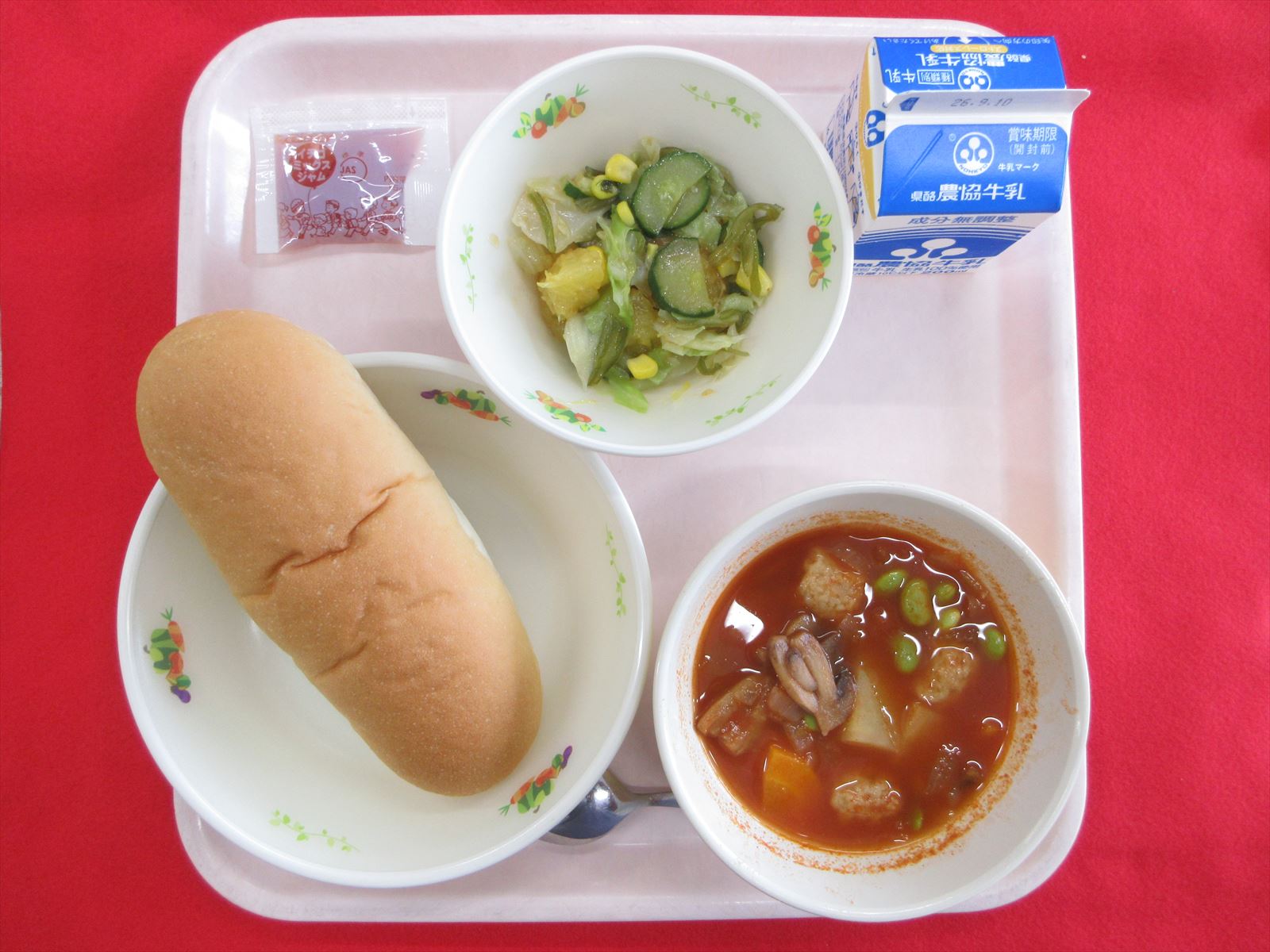 令和8年9月3日木曜日の給食画像