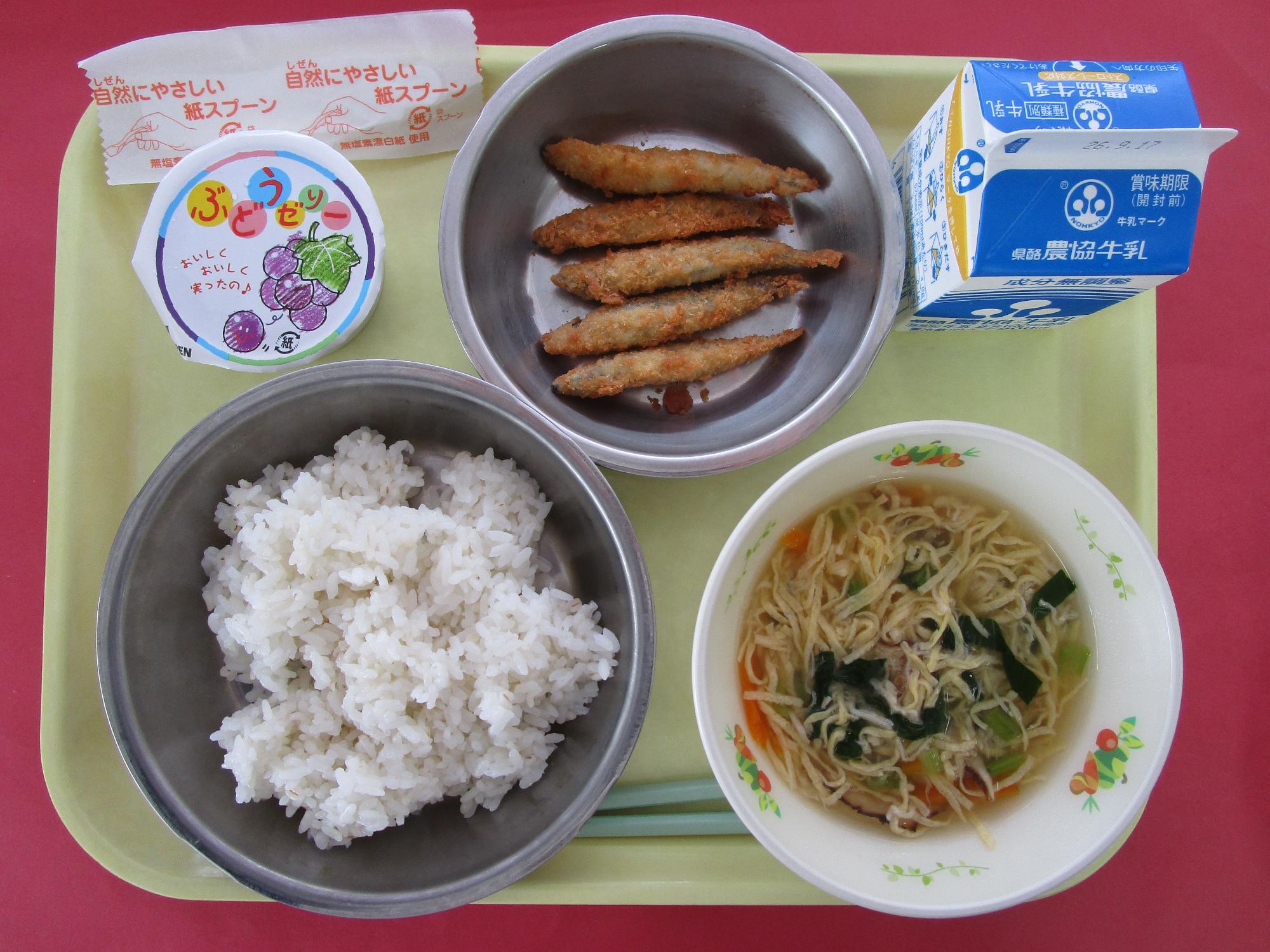 令和8年9月10日の給食画像B