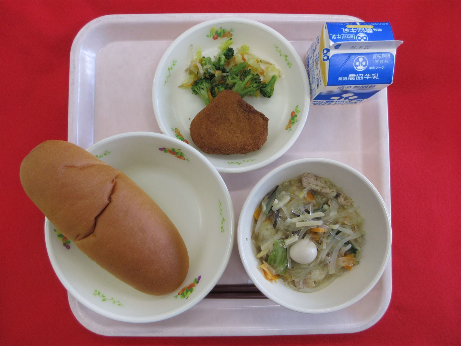 令和8年9月15日火曜日の給食画像