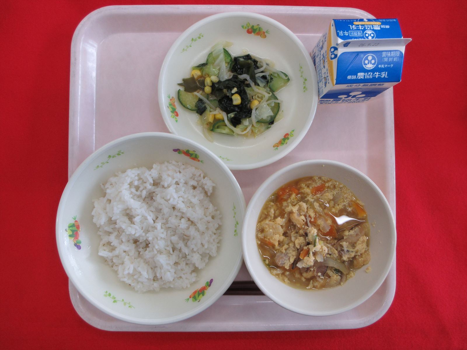 令和8年9月16日水曜日の給食画像