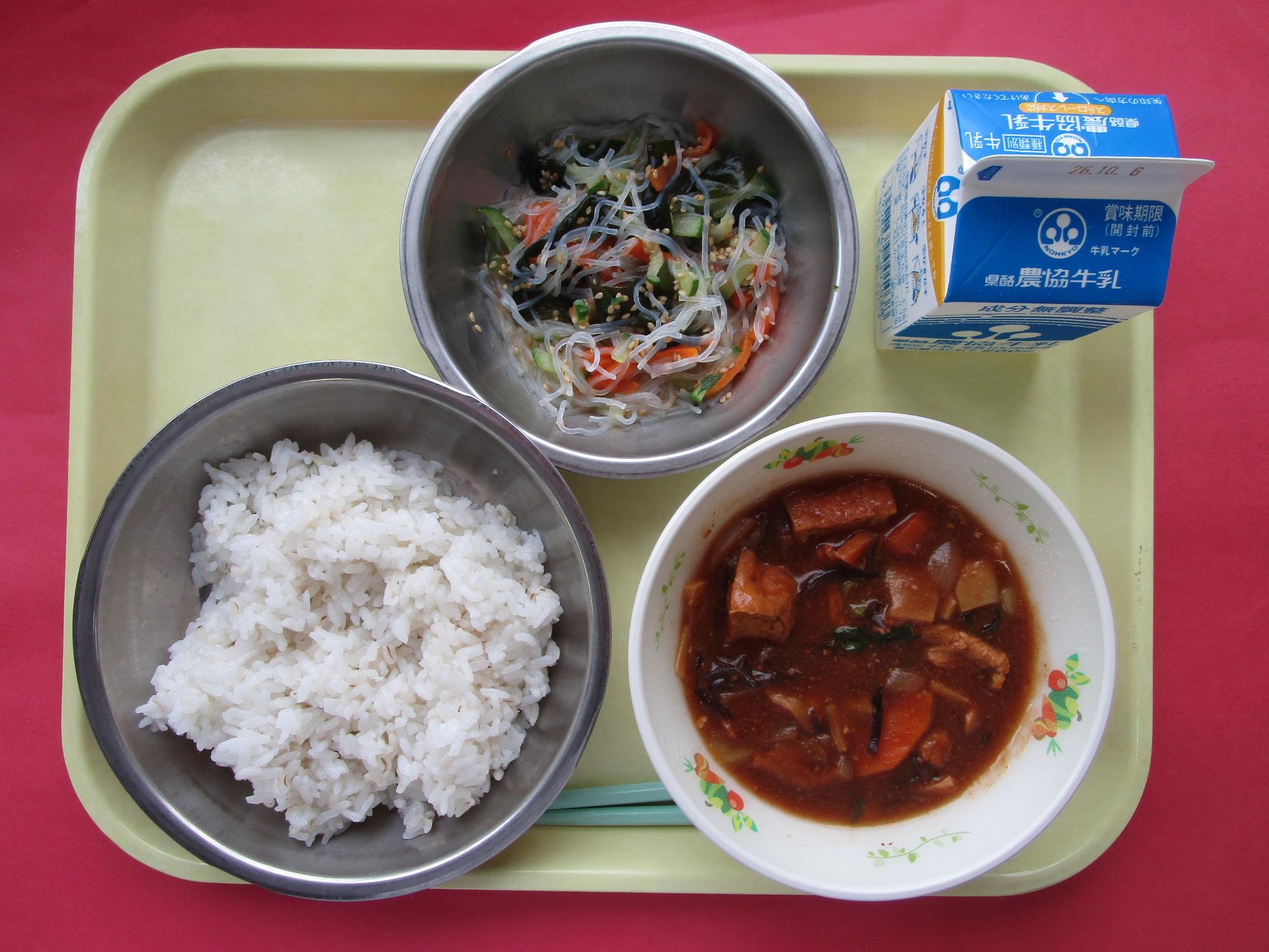 令和8年9月29日の給食画像B