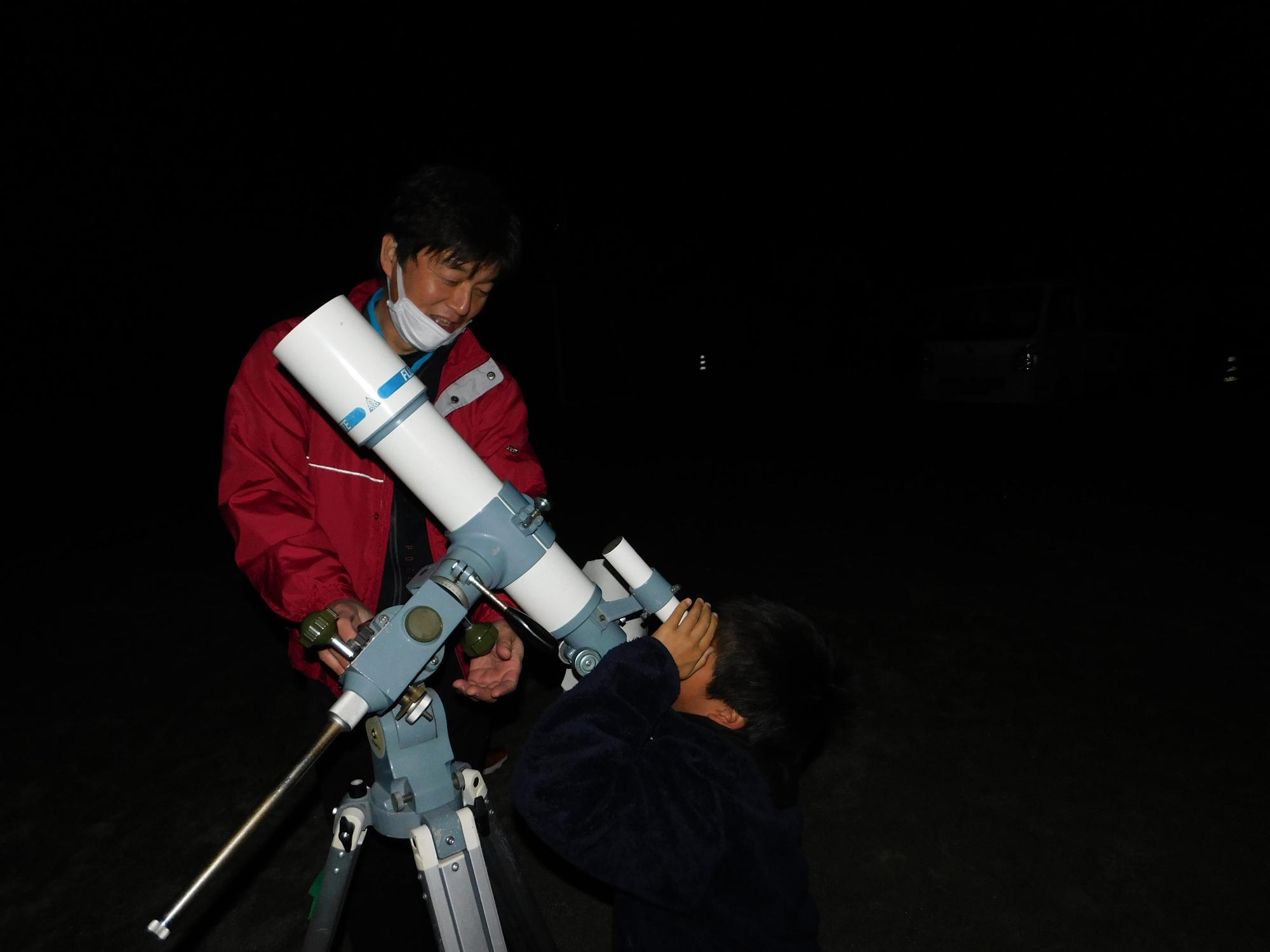 星空観望会入来