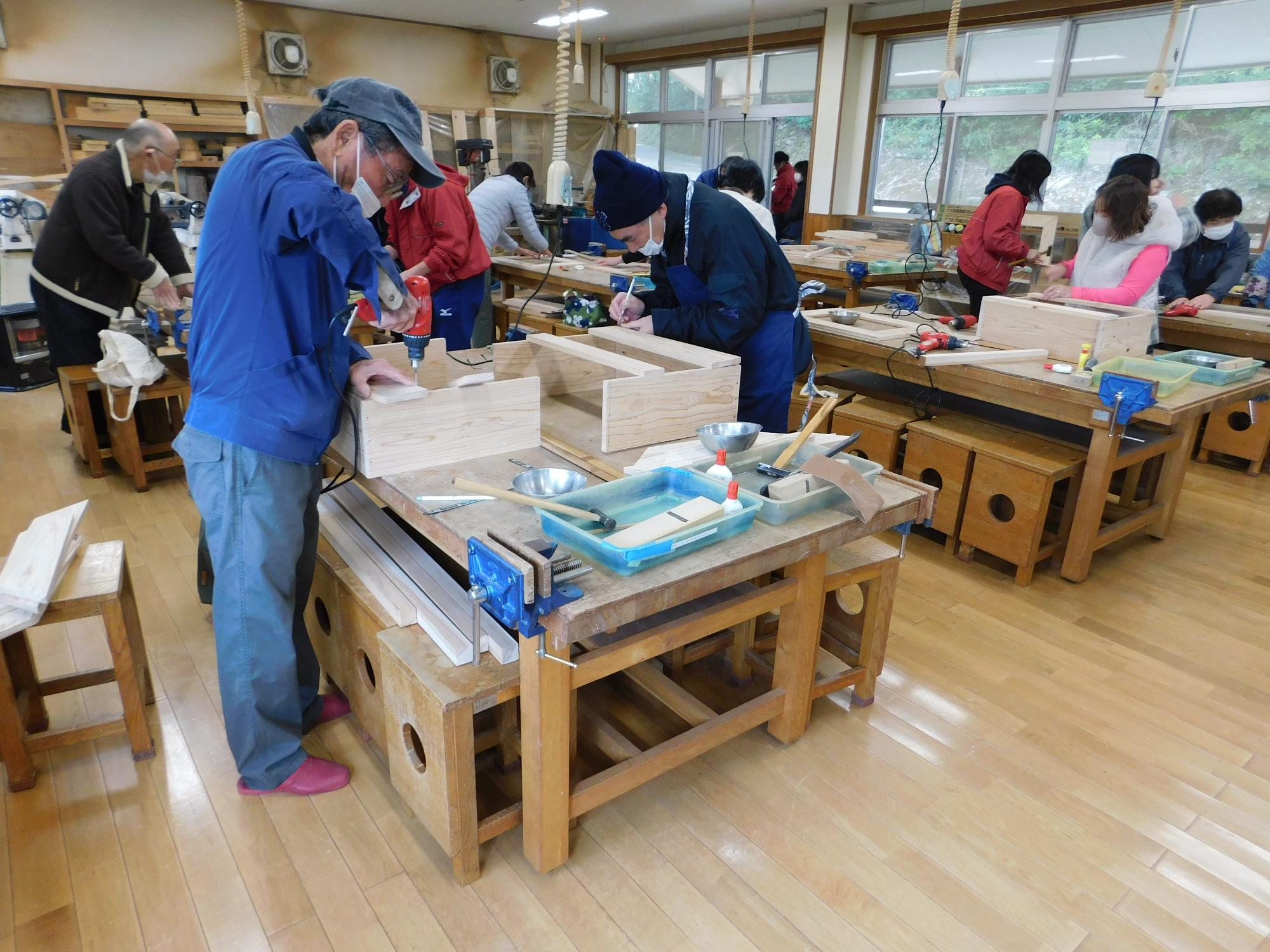 森の学校木工