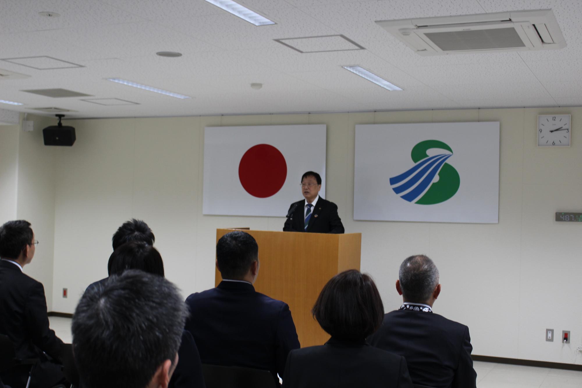 田中市長あいさつ
