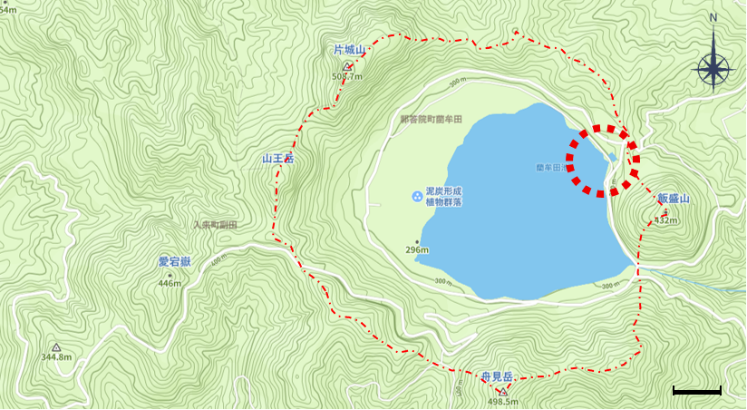 旧いこいの村いむた池施設跡地